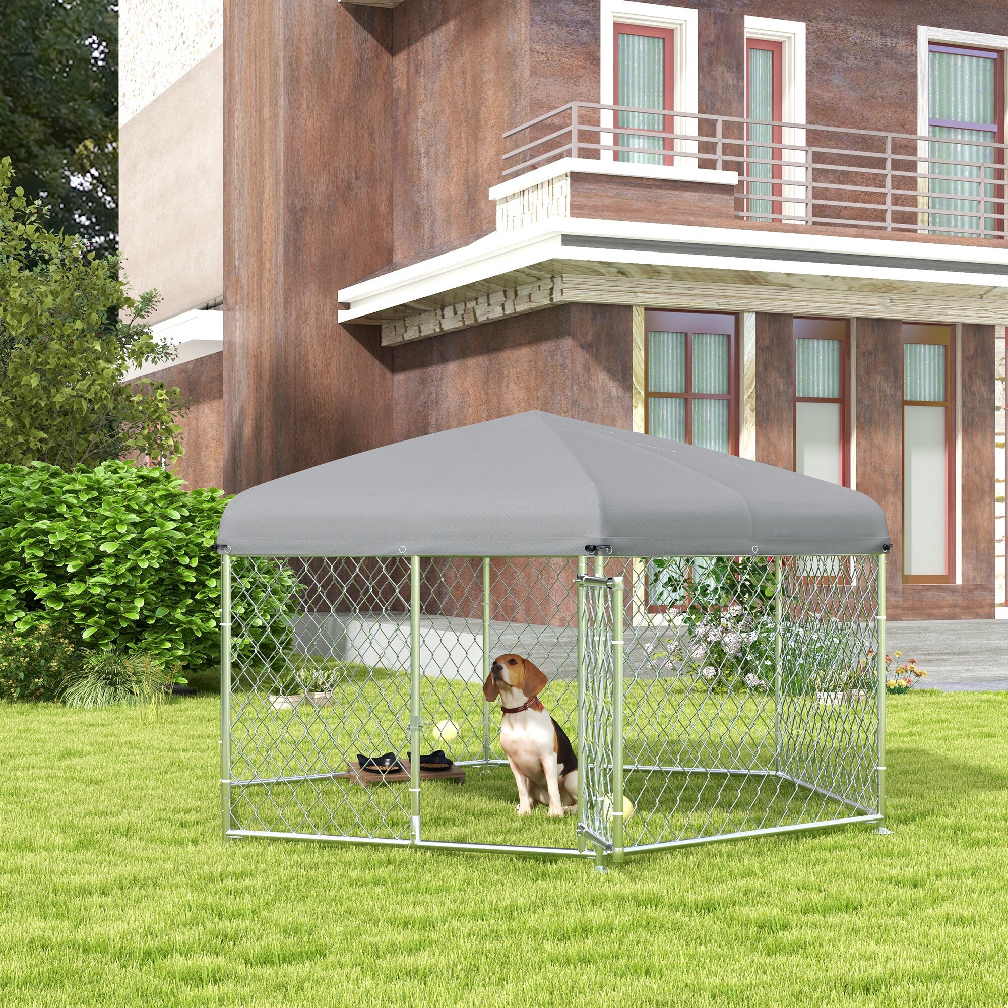 PawHut D02-181V04SR Dog-Pens - Thumbnail View #2