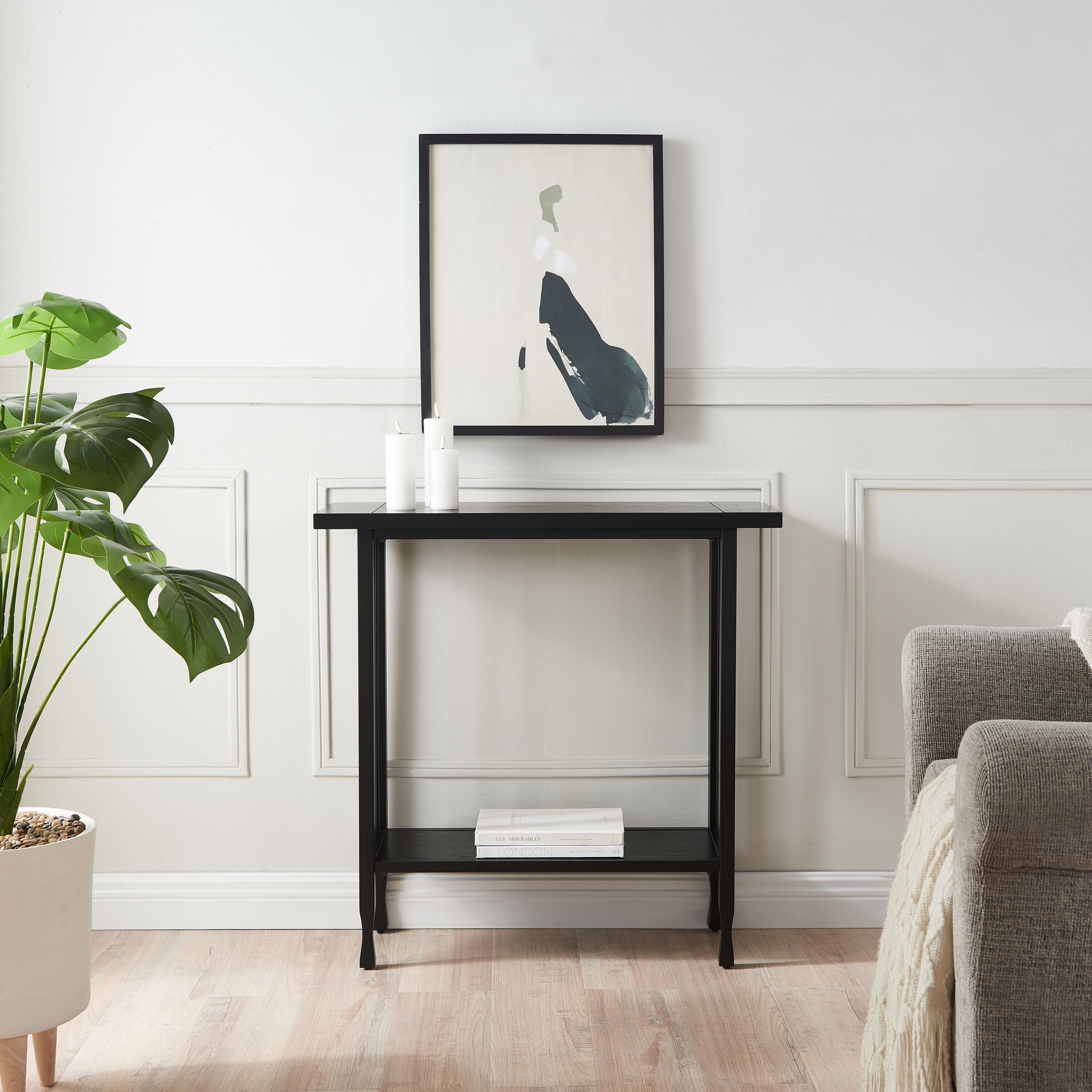 Leick Home 11232-BK Console-Sofa-Tables - View #3