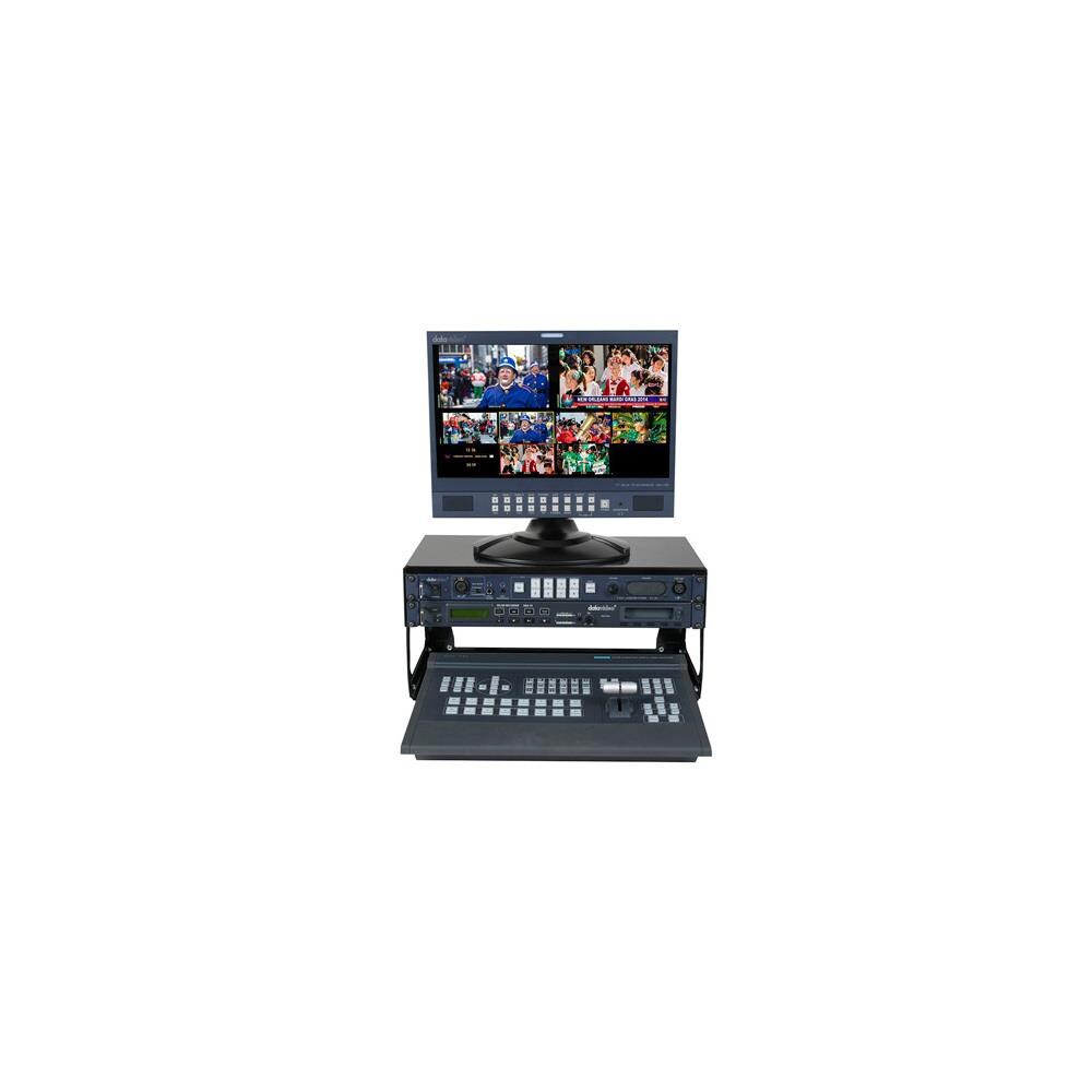  TCNCD354014 Datavideo DV-SE2200SK Studio Kit- Includes SE-2200 Switcher and ITC-100 for 4 Users and HDR-70
