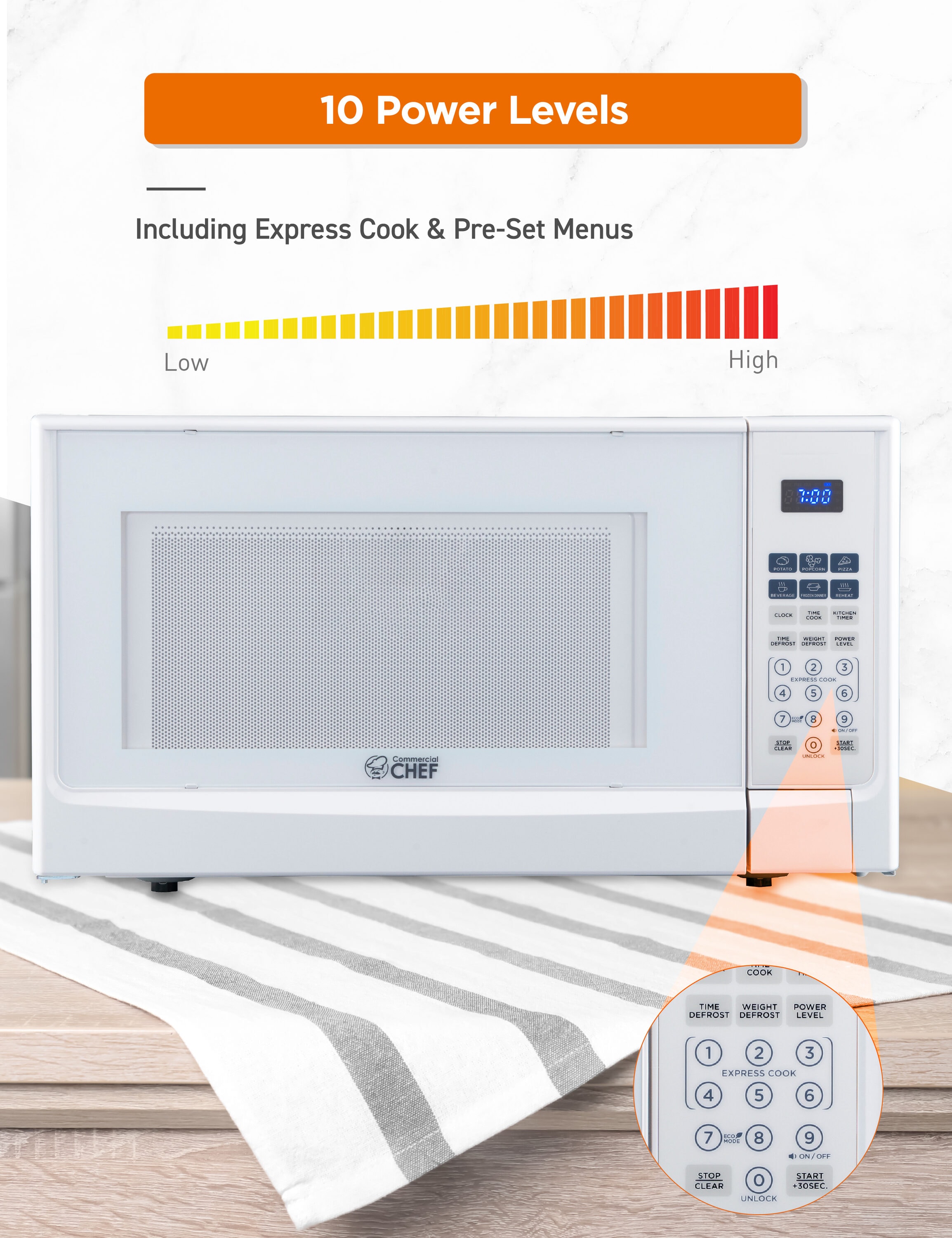 Commercial Chef CHM14110W6C Cnt-Mwo - View #10