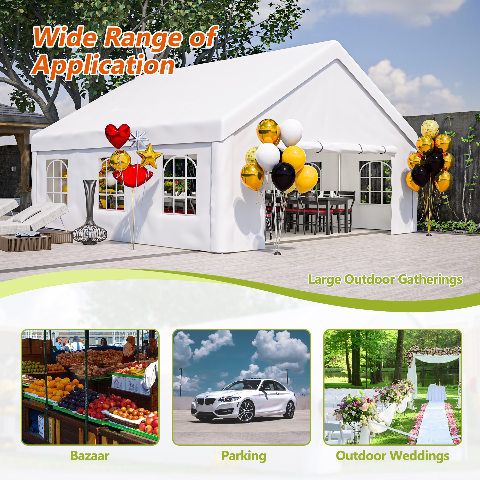 SINOFURN SYA330130GY Canopies-Sl - View #6