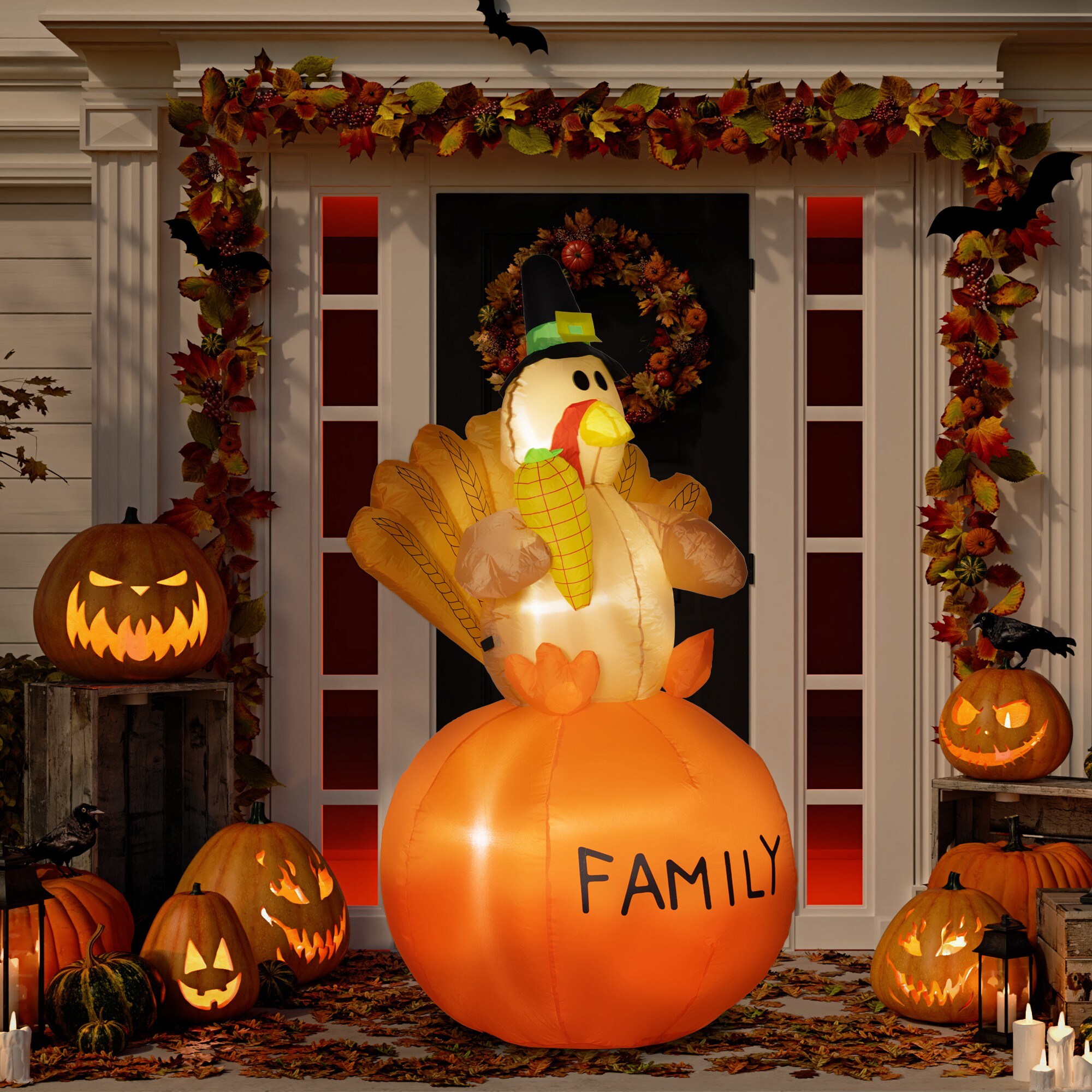 WELLFOR HYG23889US Outdoor-Thanksgiving-Decor - View #3