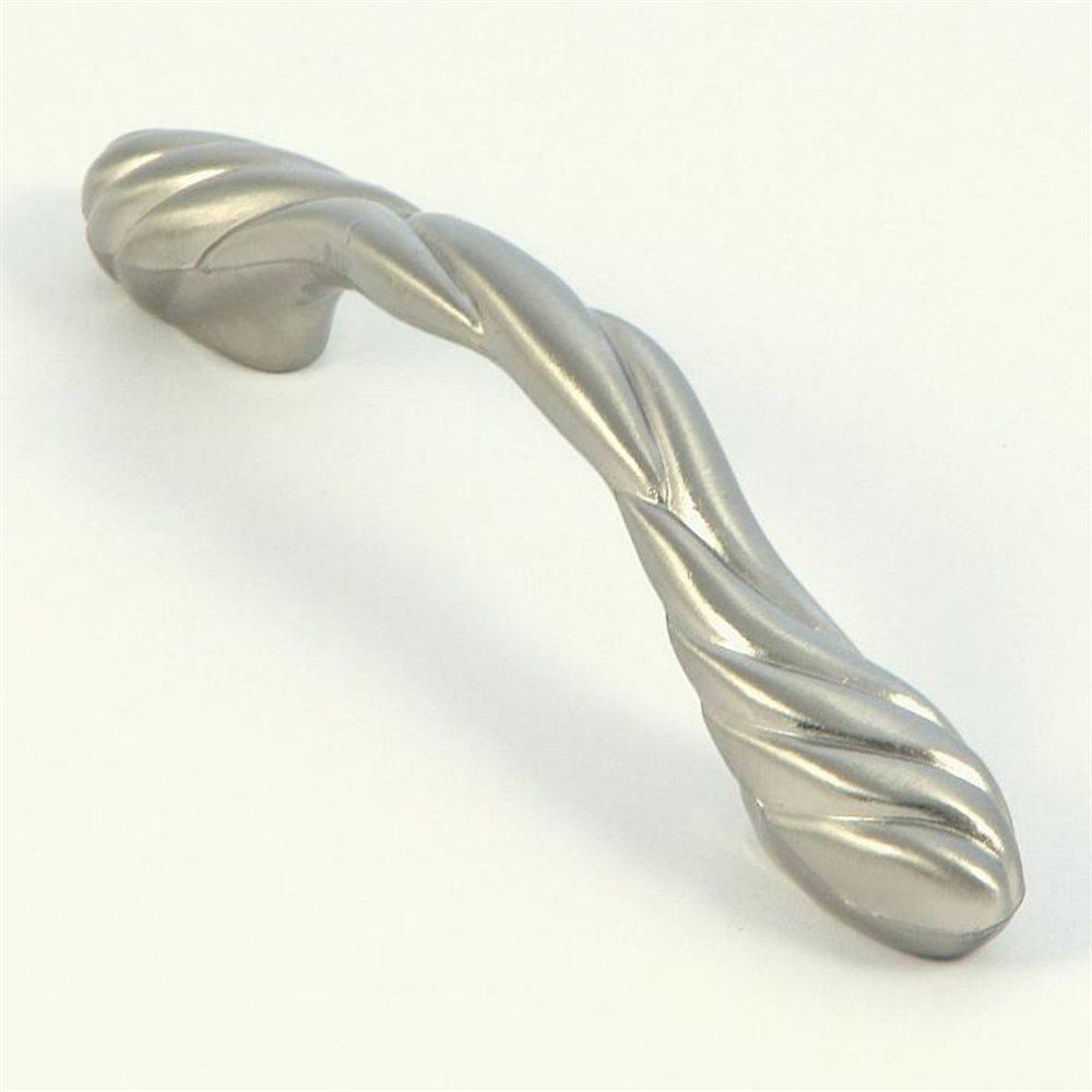 Stone Mill Hardware CP3030-SN Braided 3-3/4-in , 96mm Center to Center Satin nickel Arch Handle