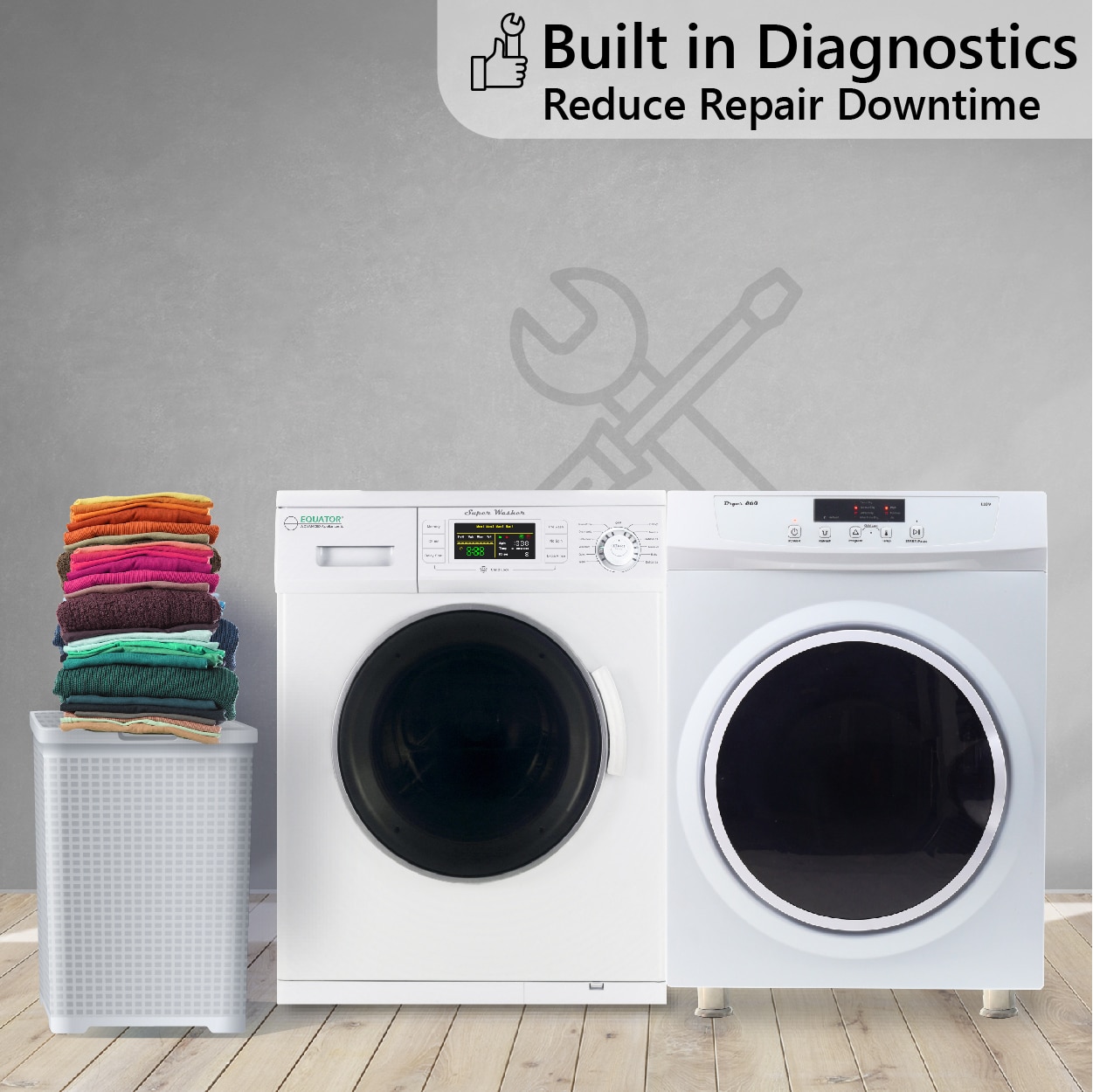 Equator Advanced Appliances EW824 N + ED860 Combo-Washer-And-Dryer - View #6