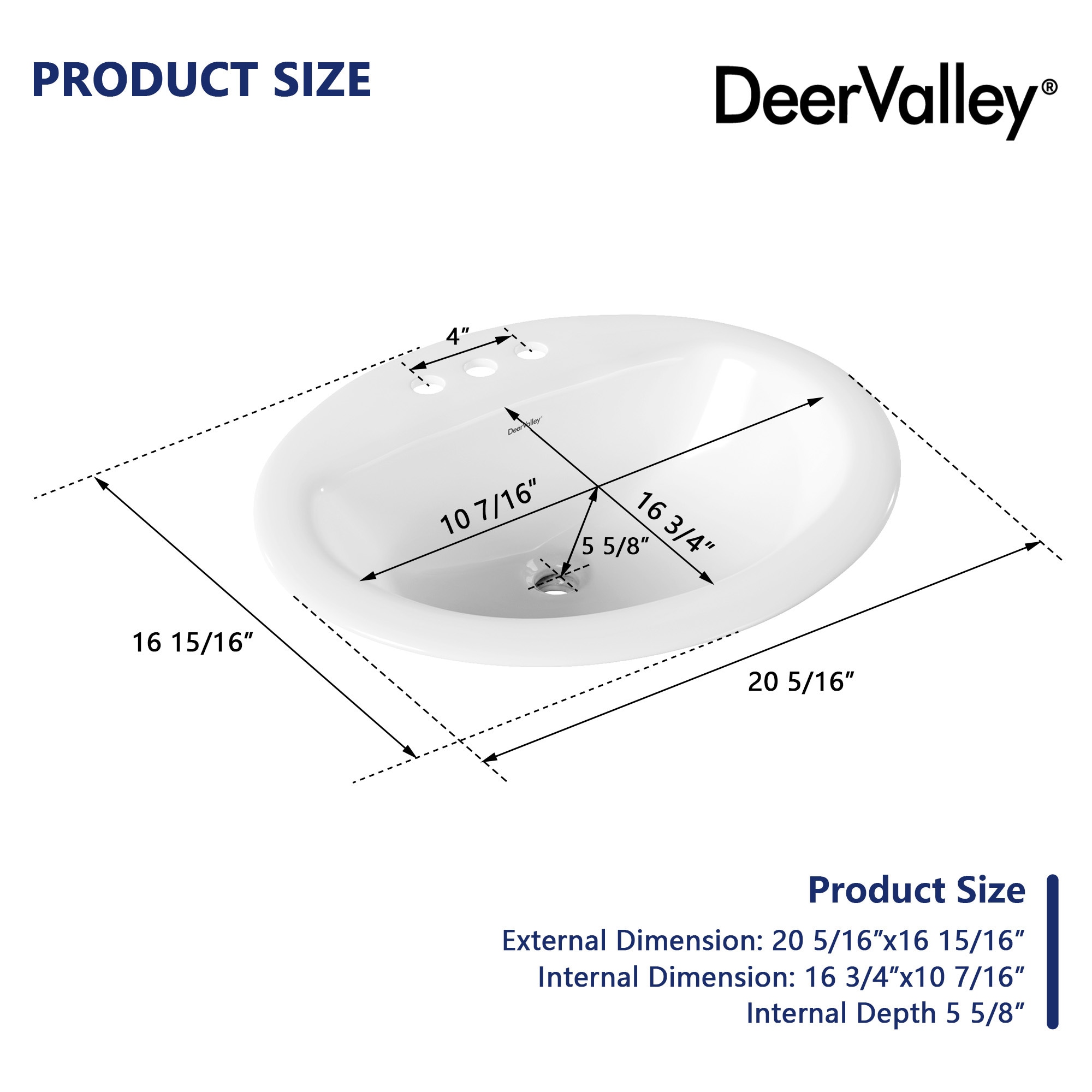DeerValley DV-1DS0120 Bath-Sink - View #8