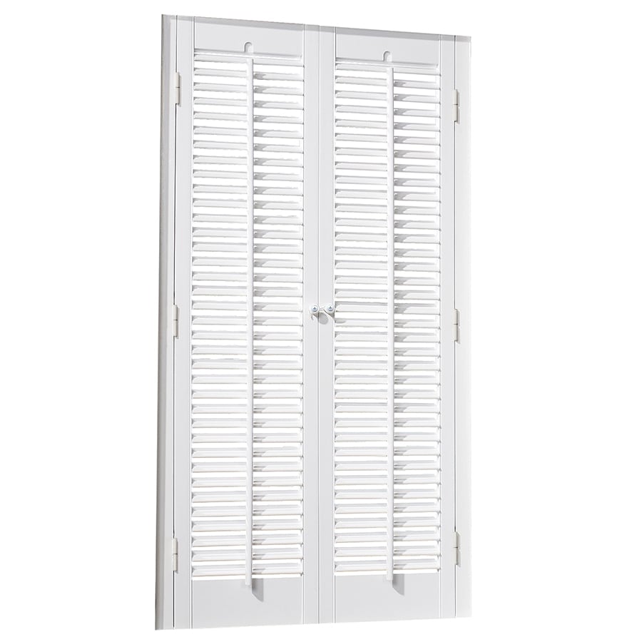Interior Shutters Department At, White Wooden Interior Shutters