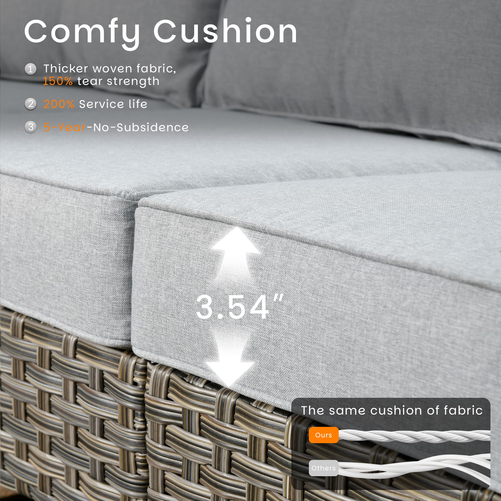 Caodoc L5-CFP03-YZPAD406 Patio-Sofas-Daybeds - View #7