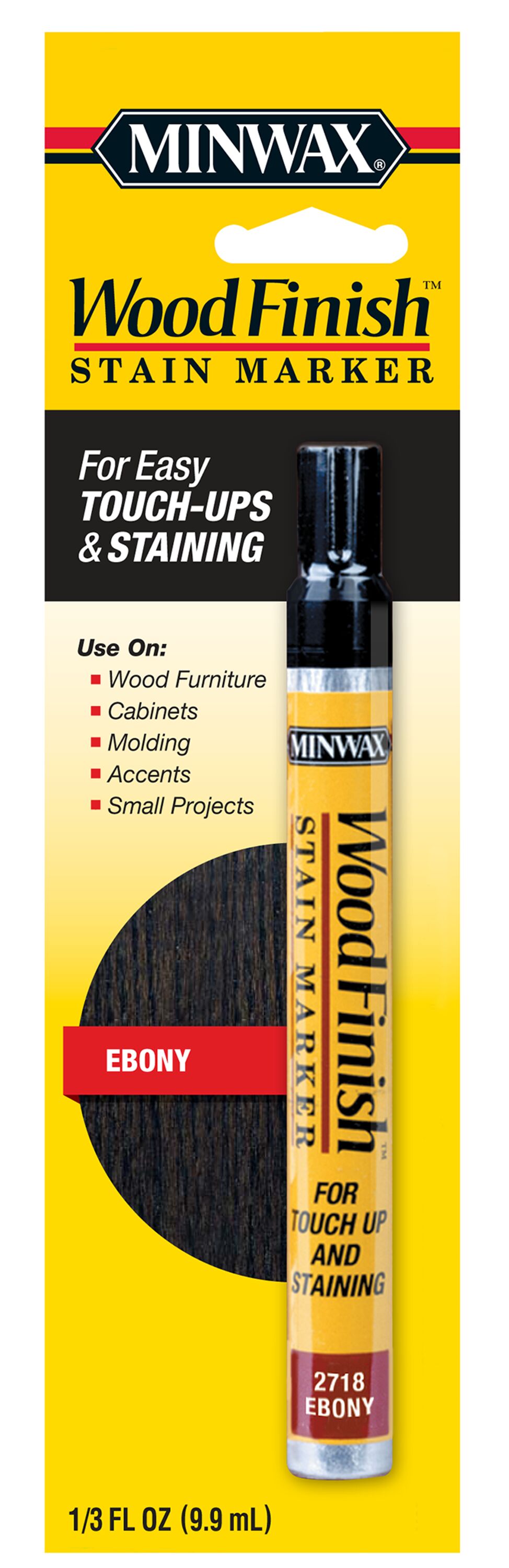 Minwax Ebony Stain Pen in the Wood Stain Repair department at