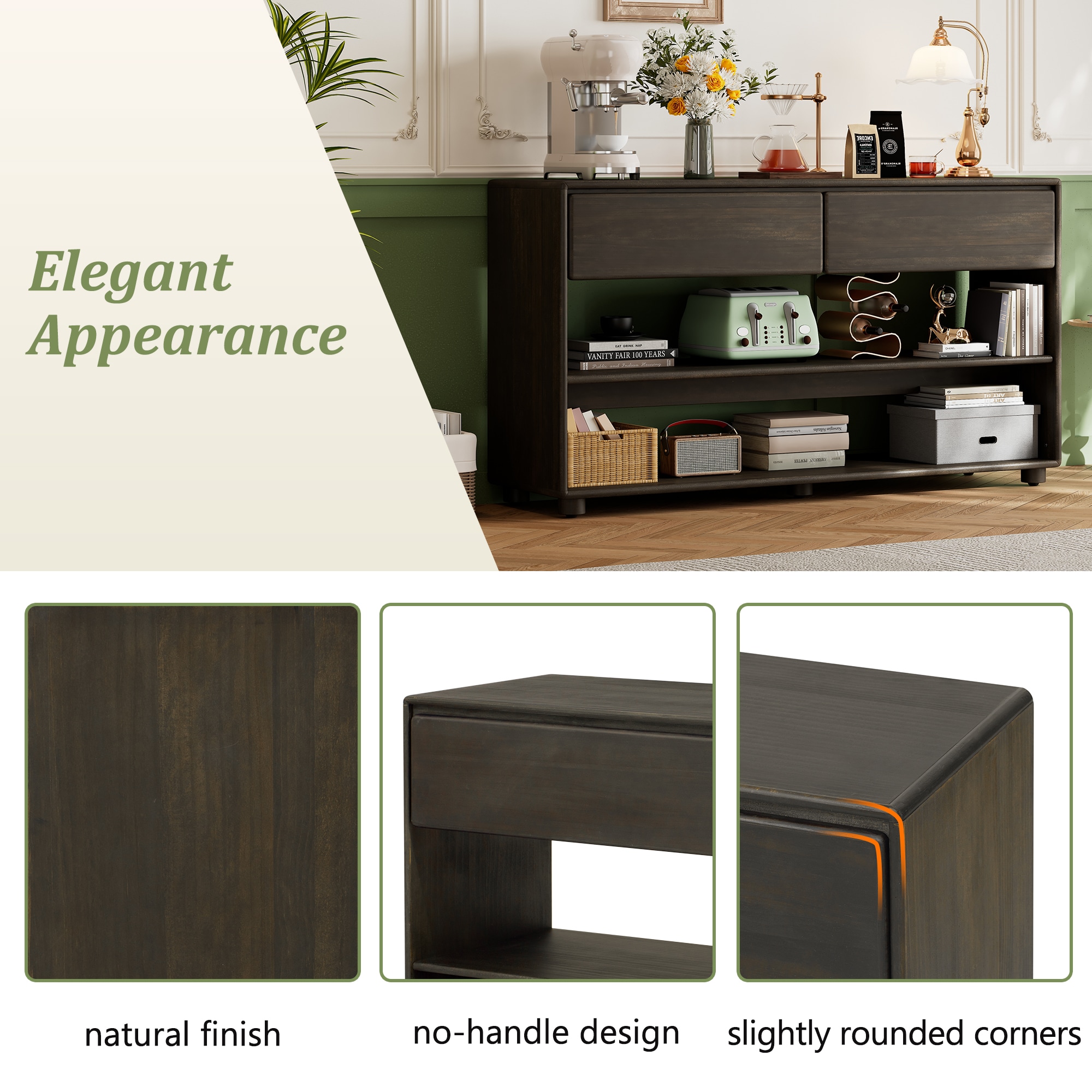 ModernLuxe N715P233434P Console-Sofa-Tables - View #6