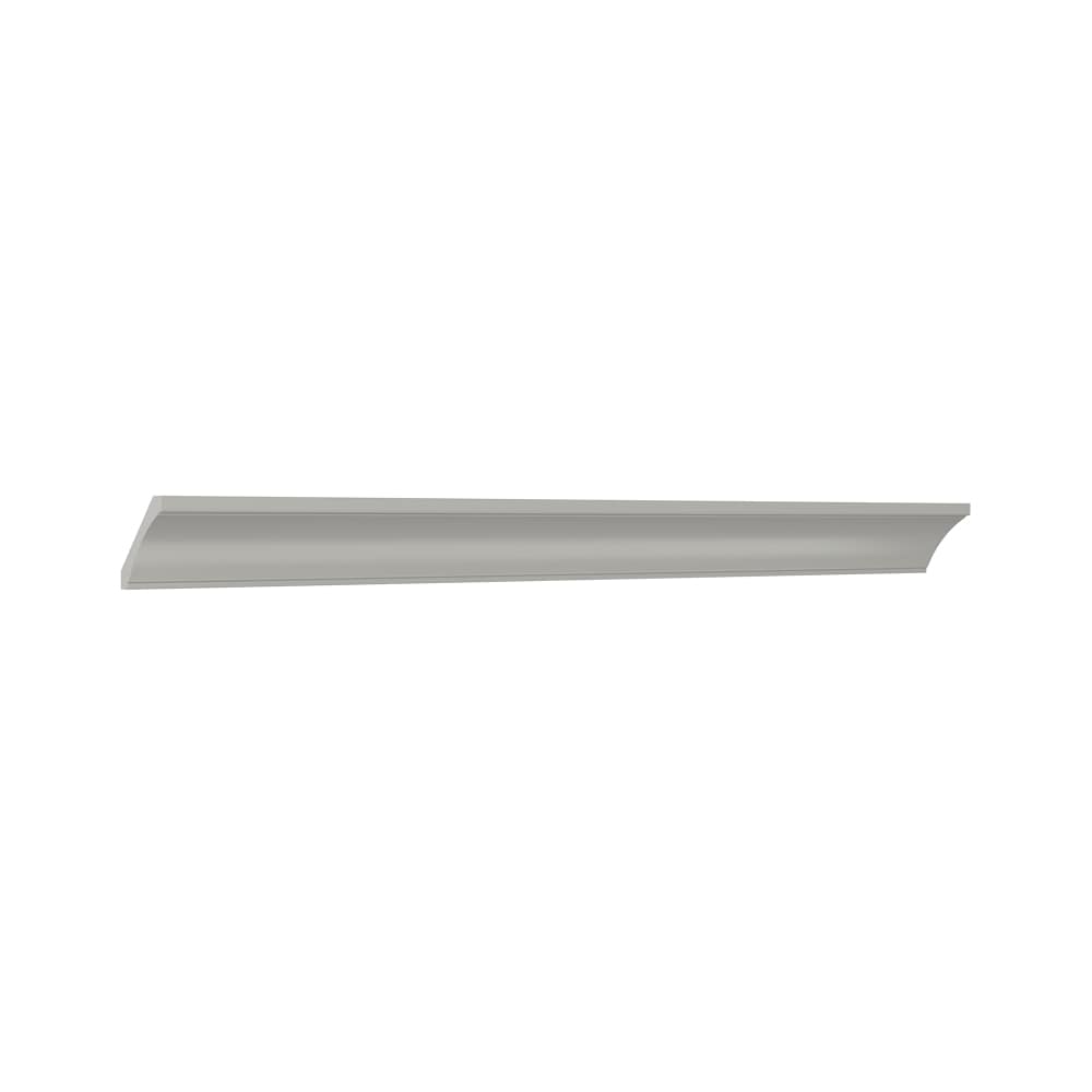 allen + roth 6493ST Stonewall Cabinet Crown Moulding 94-in W x 3.125-in H x 3.125-in D Stone Painted (Cove Crown Molding)