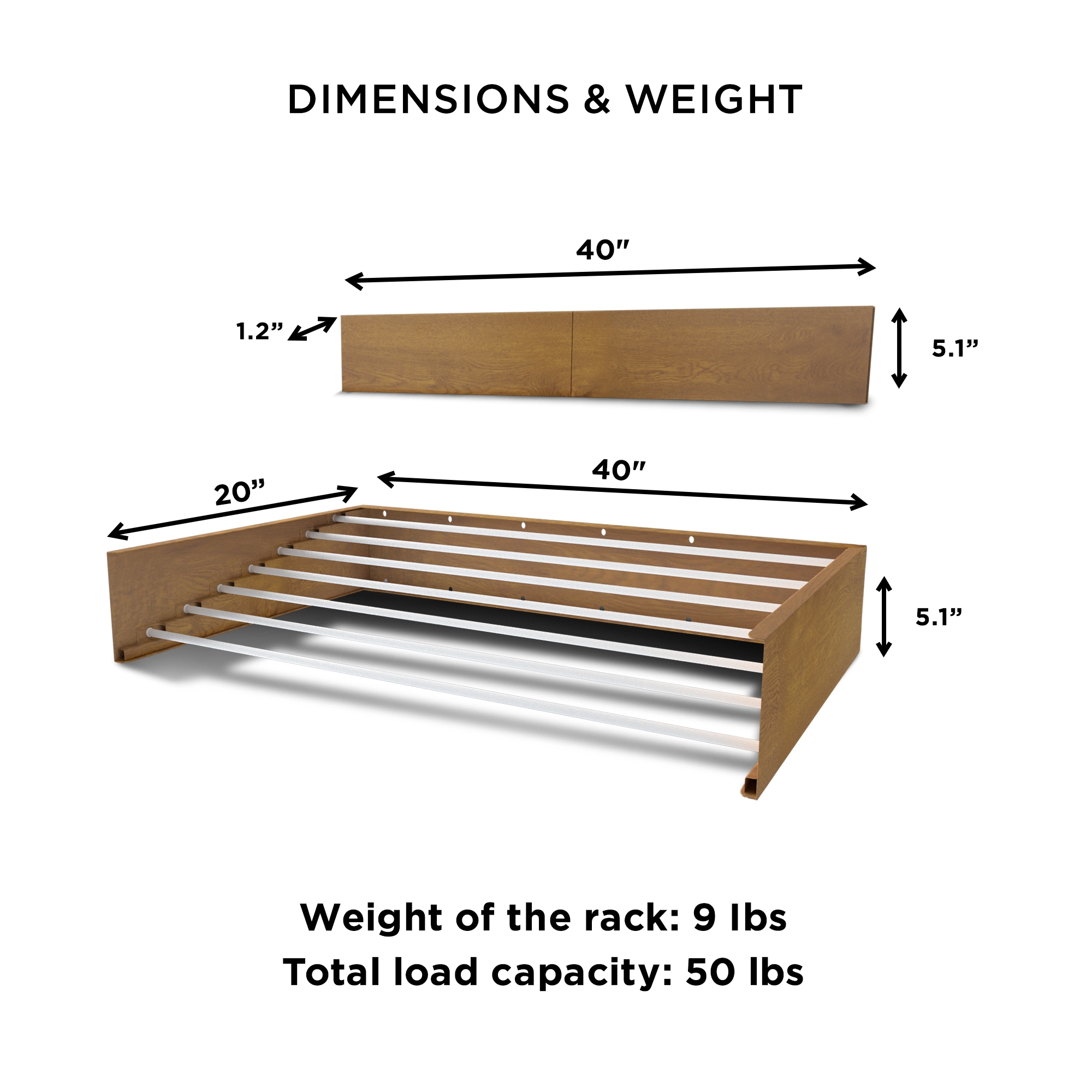 Step Up Products RACK40WOOD Organizers-Drying-Racks - View #4
