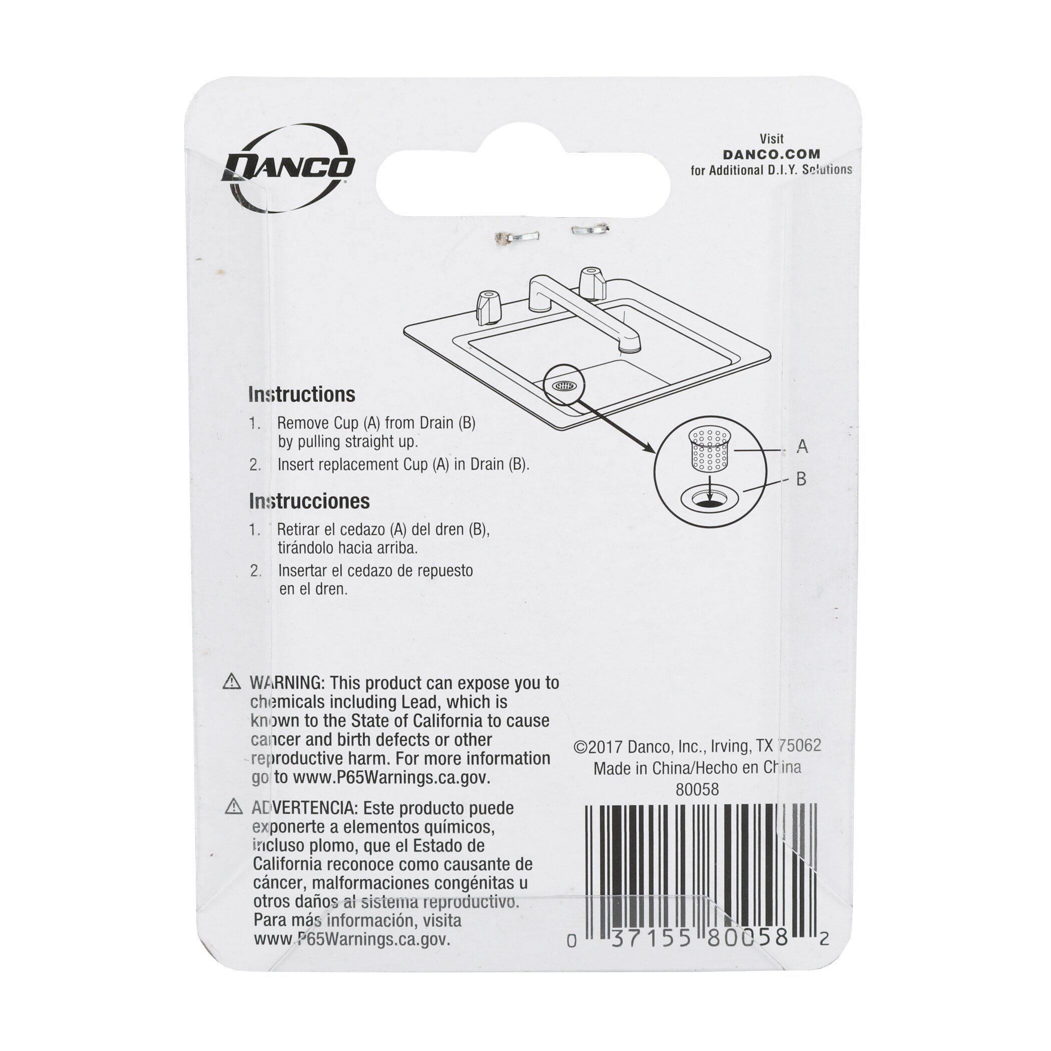 Danco 80058 Popup-Drains-Accessories - View #6