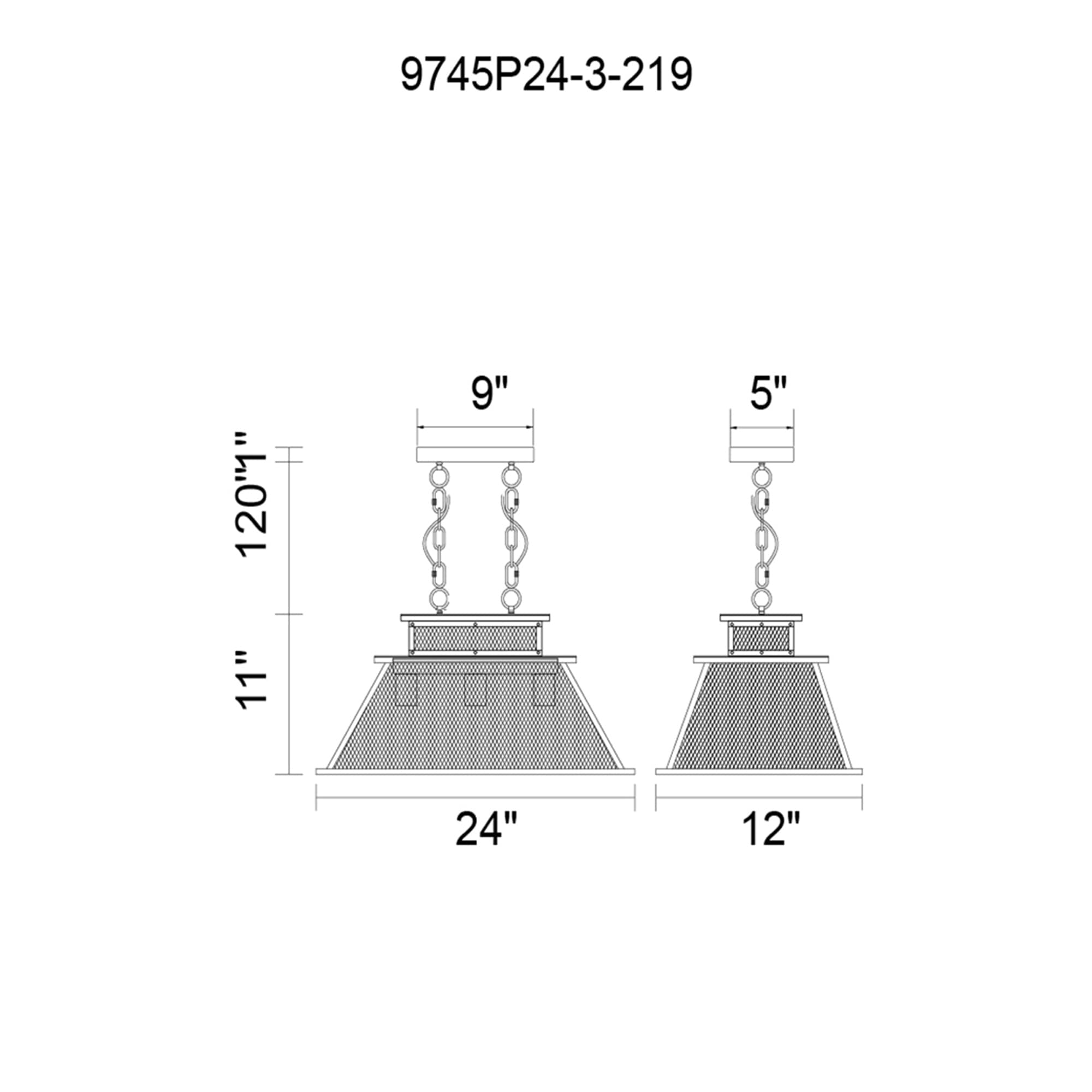 CWI Lighting 9745P24-3-219 b090015 - View #7