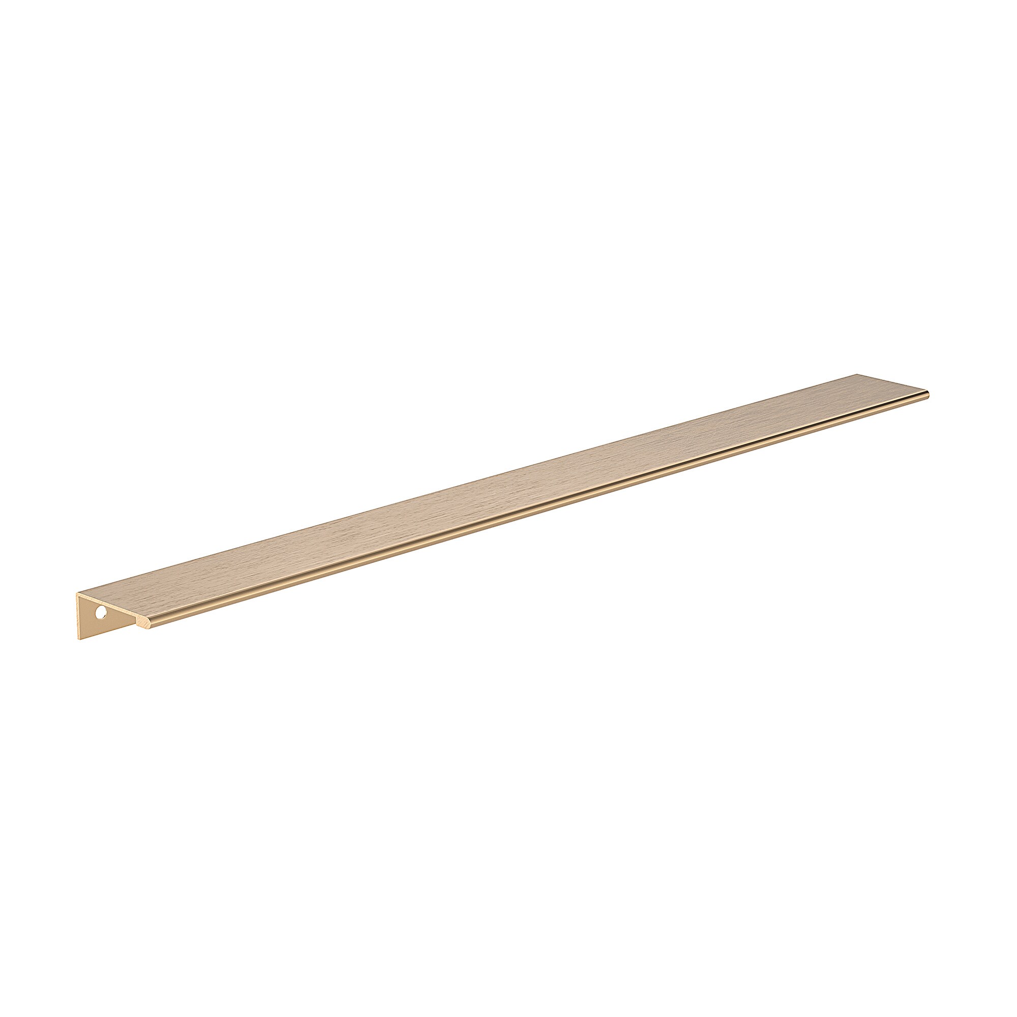 Richelieu BP9898416CHBRZ Lincoln 16-3/8-in , 416mm Center to Center Champagne Bronze Dual Mount Rectangular Edge