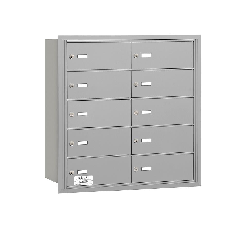 SALSBURY INDUSTRIES 3610ARP Recessed Mount Gray Metal Extra Large Lockable Cluster Mailbox