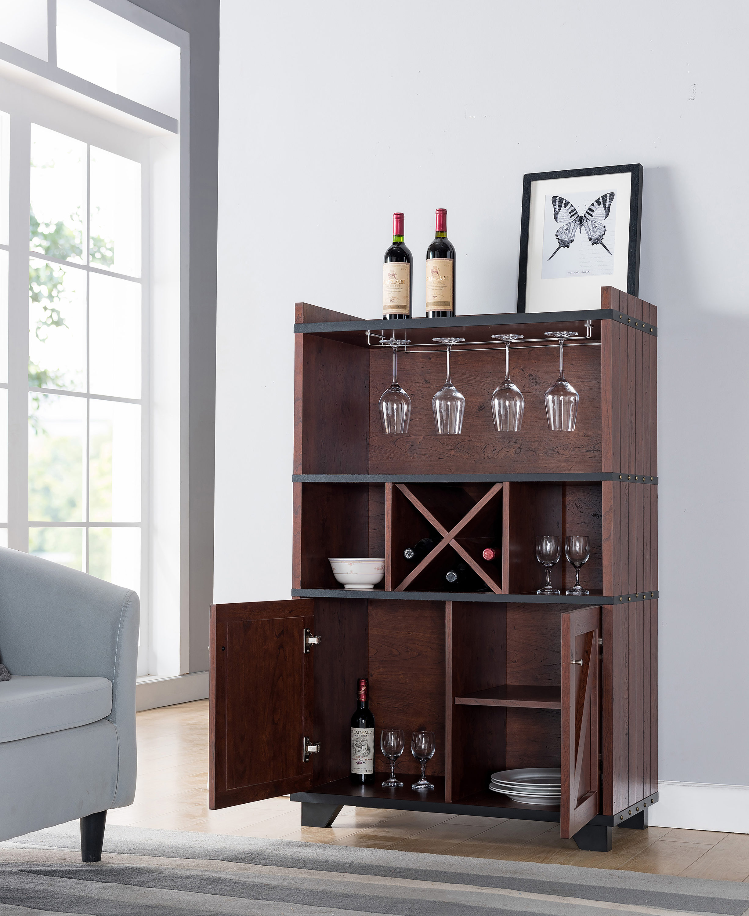 Furniture of America IDI-172125 Dining-Kitchen-Storarge - View #6