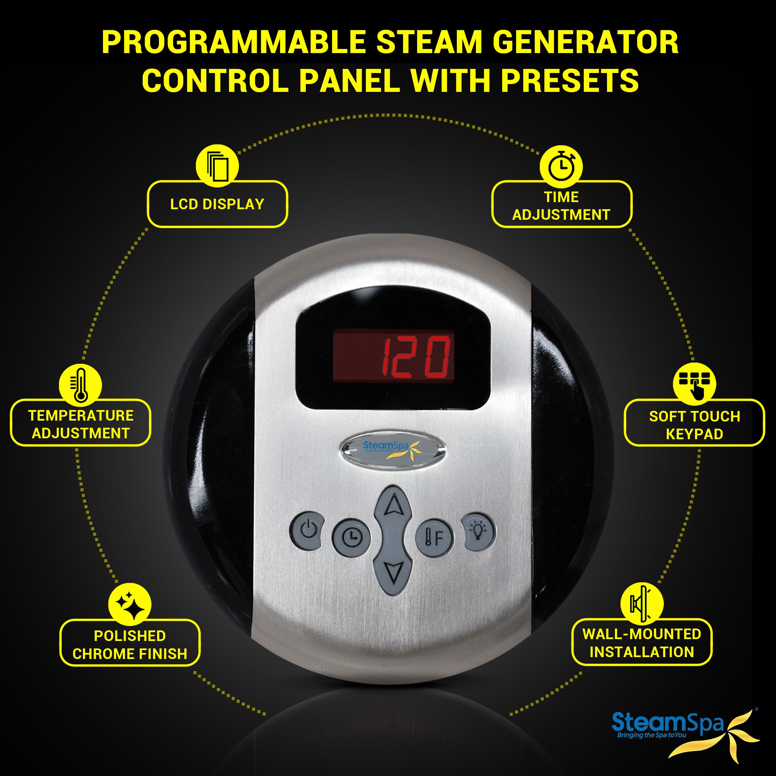 SteamSpa G-SC-200-PC Steam-Showers - View #3