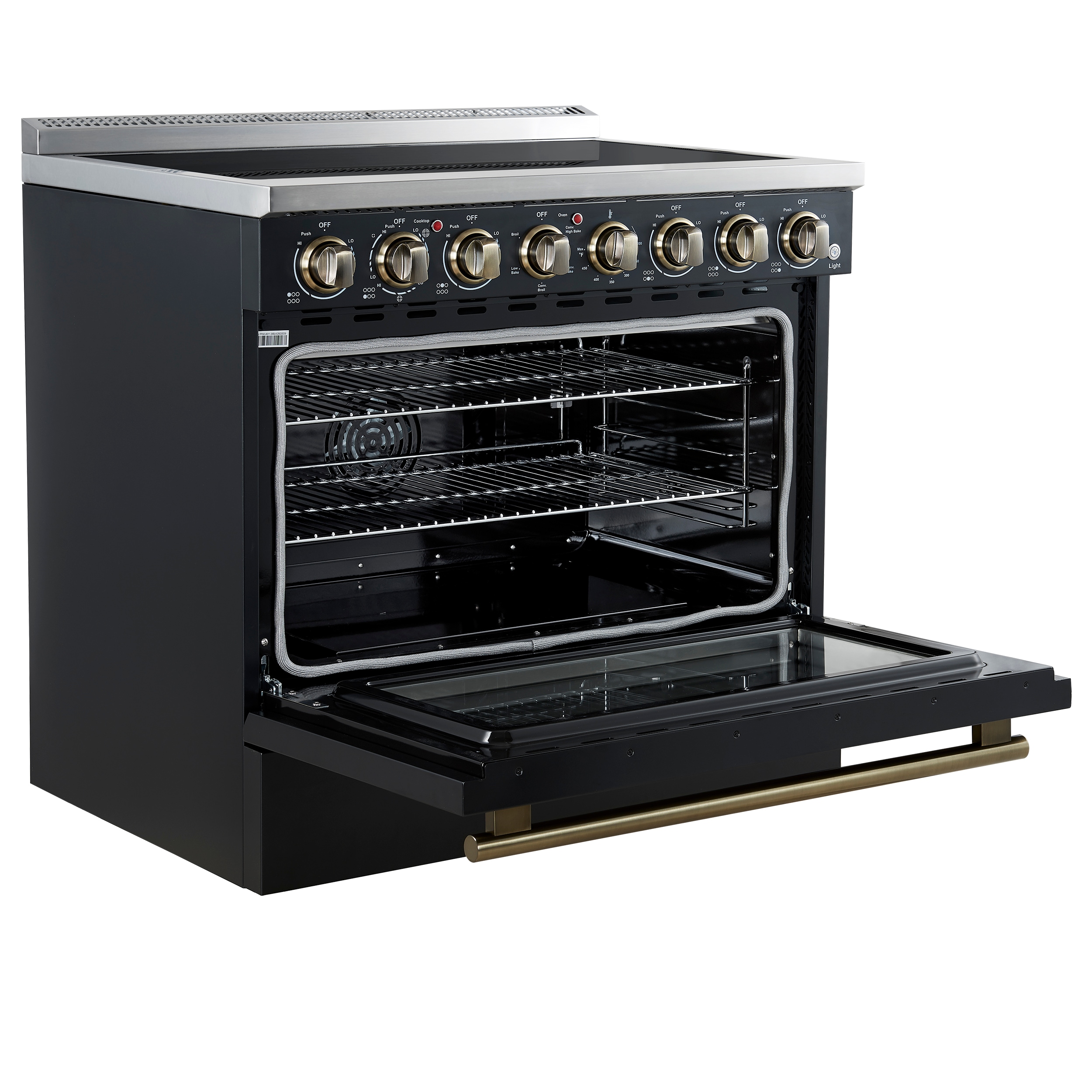 FORNO FFSEL6011-36BLK Freestanding-Electric-Ranges - View #4