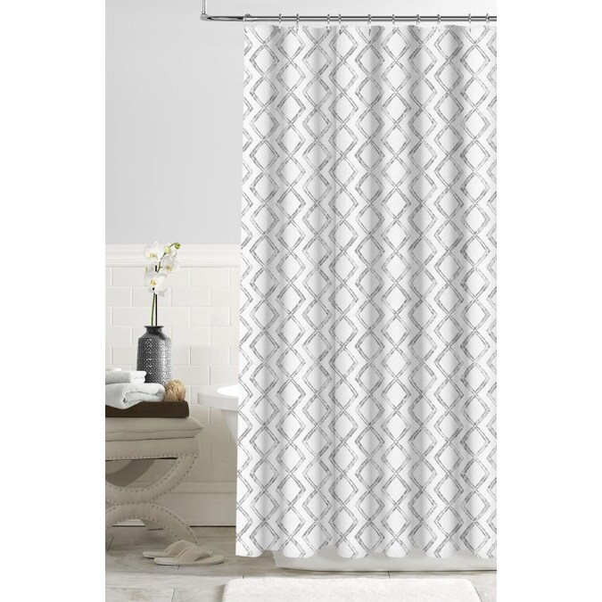 Gray Shower Curtains Liners At Com, White Matelasse Shower Curtain 84cm