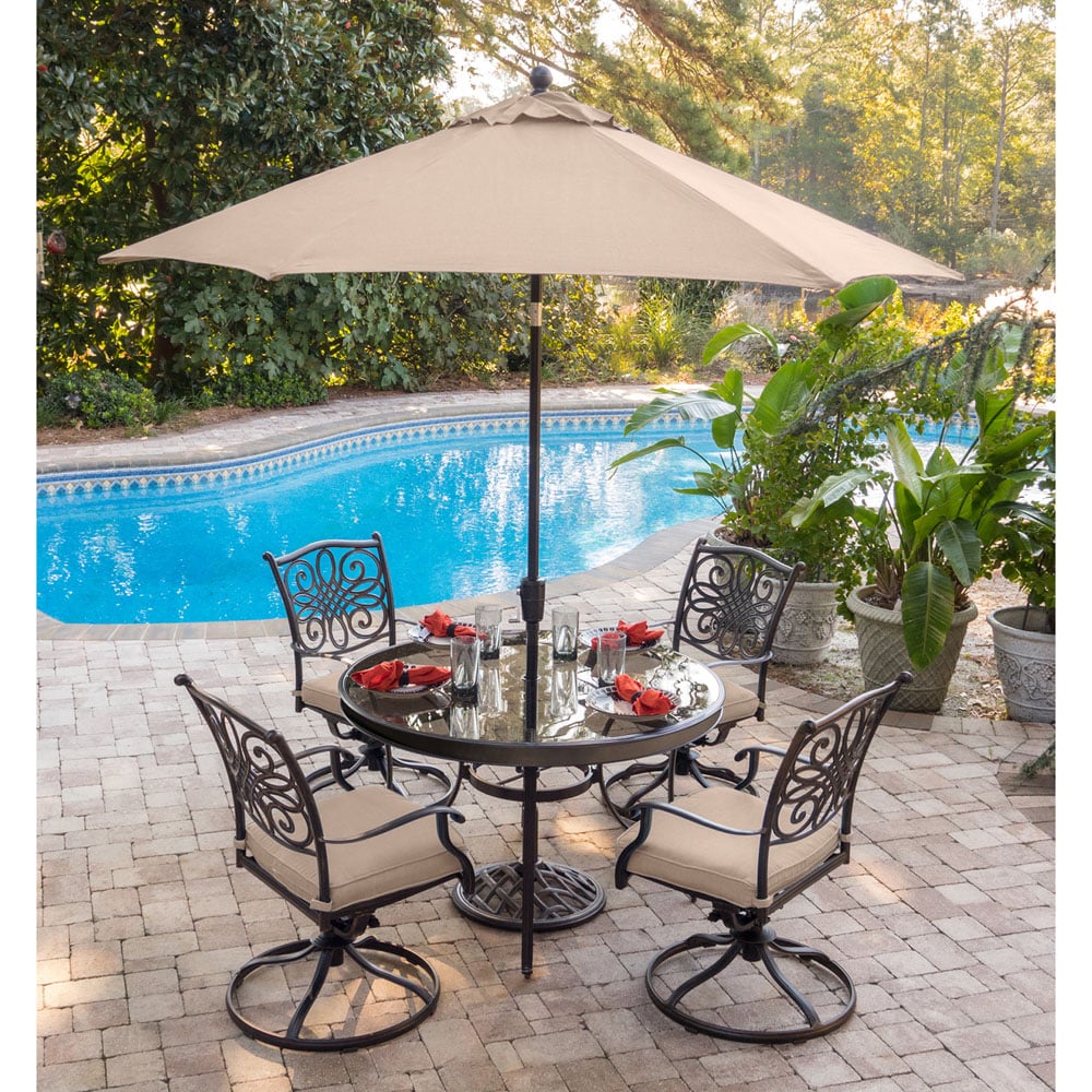 Hanover TRADDN5PCSWG-SU Patio-Dining-Sets - View #15