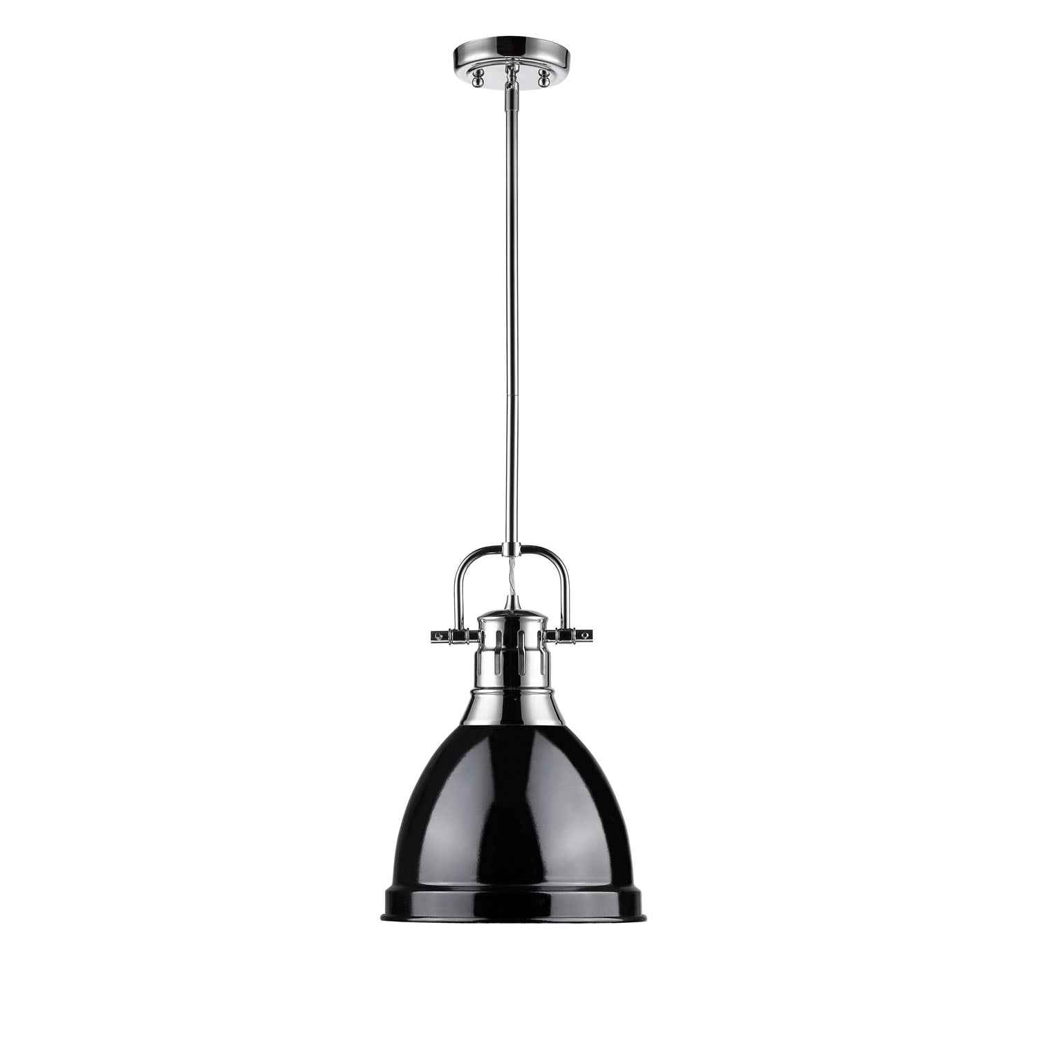Golden Lighting 3604-S CH-BK Pendant-Lights - View #2