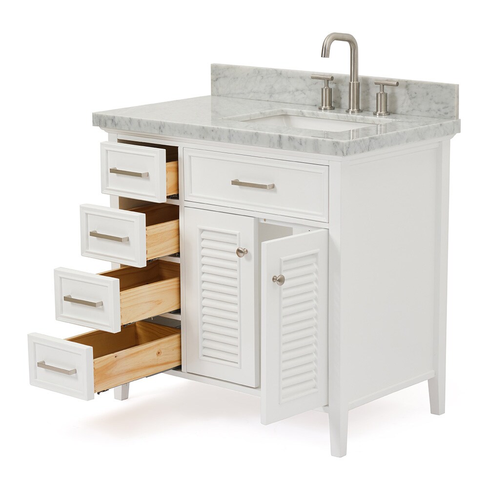 ARIEL D037S-R-VO-WHT Bath-Vanity-Combo - View #5