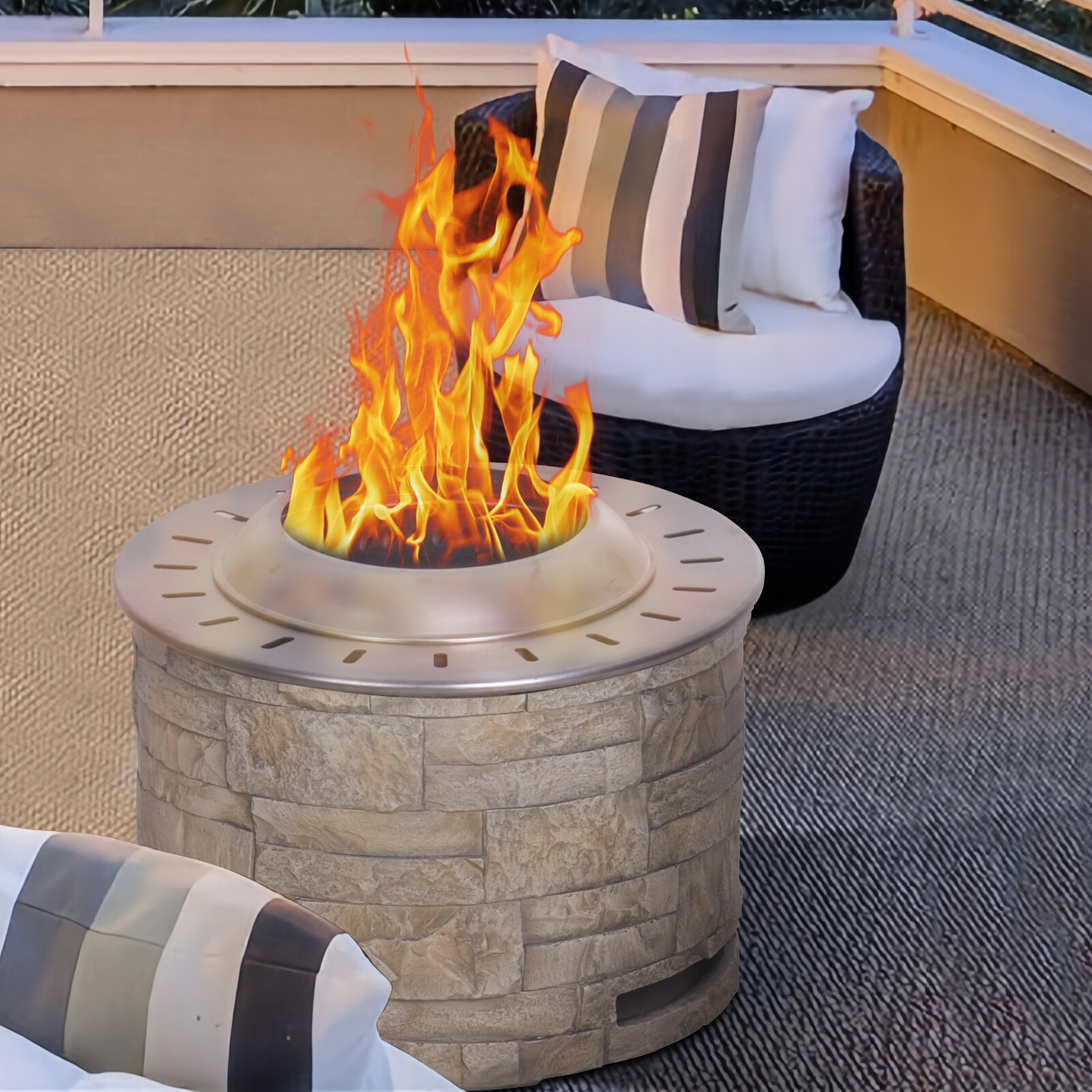 AHIOU HOME ZAAHG-120104FP Outdoor-Woodburning-Firepits - View #5