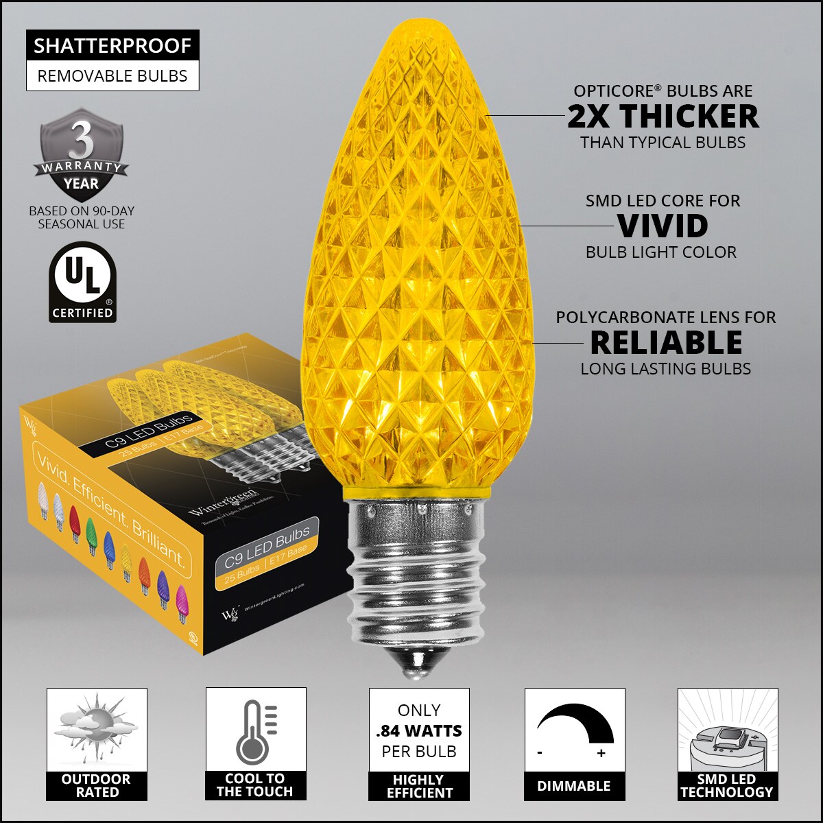 Wintergreen Lighting 72658 String-Light-Bulbs-Fuses - View #2