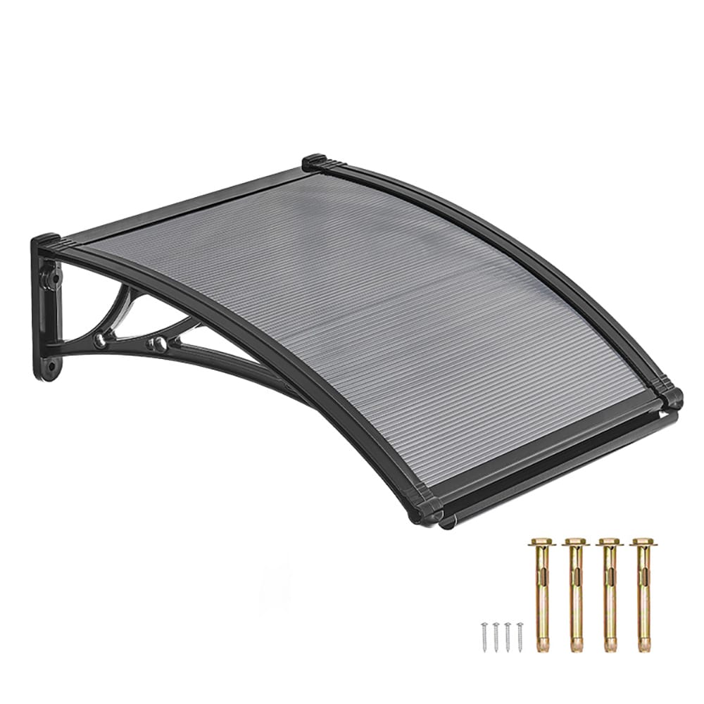 VEVOR - Awnings for Door Entrance 24 x 24 in Exterior Front Door Window Awnings with Drainage and...