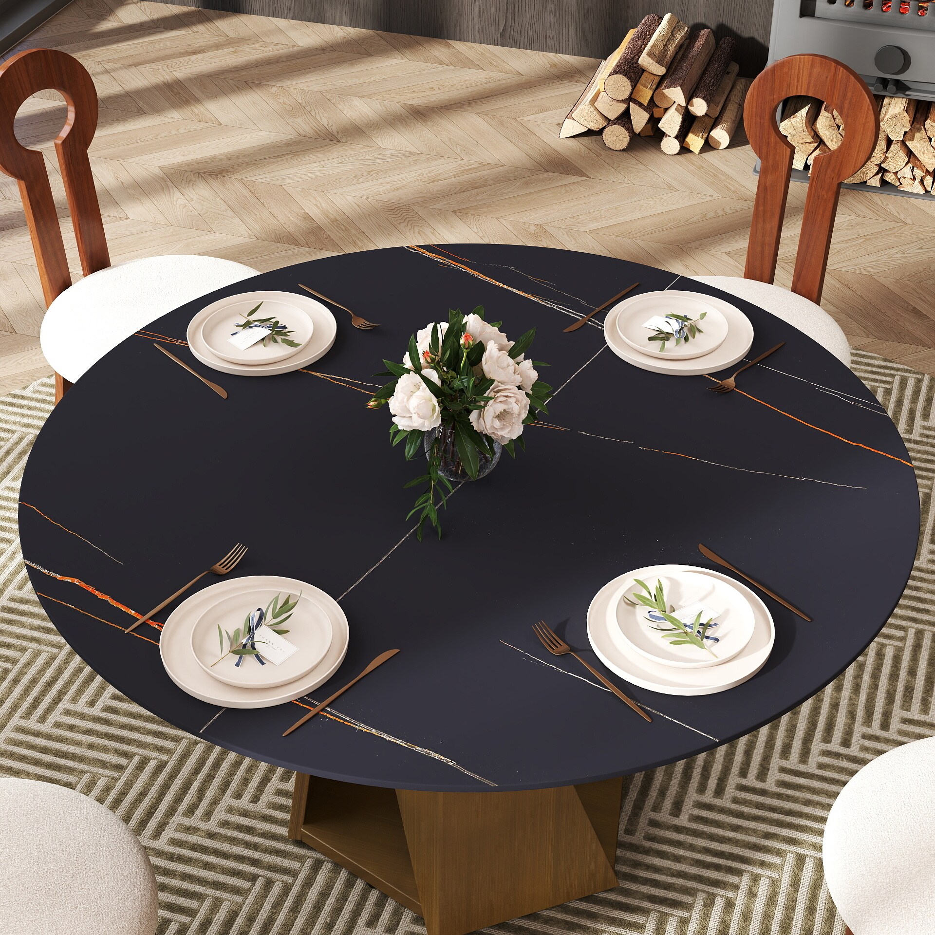 BuotiqHom DH-AT-150B-9C Dining-Tables - View #3
