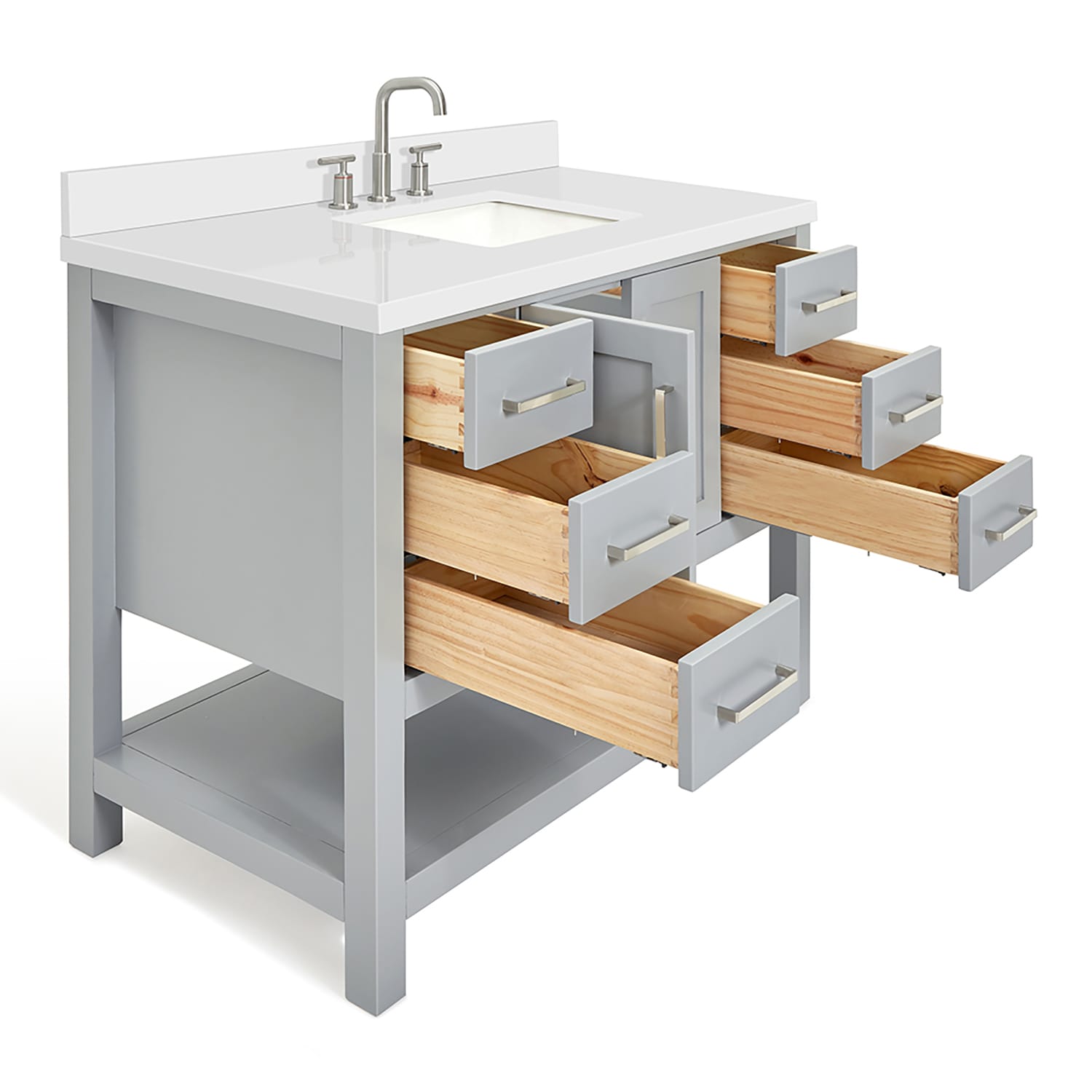ARIEL S043SWQRVOGRY Bath-Vanity-Combo - View #5