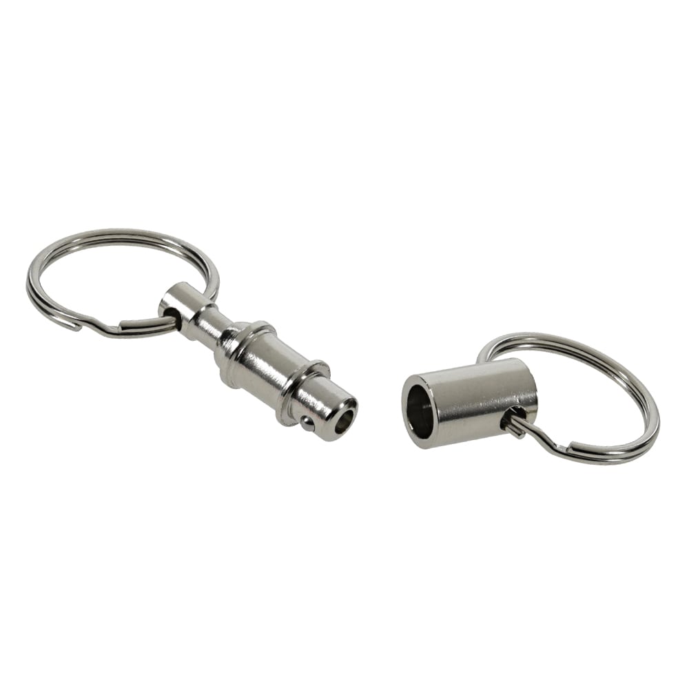 Minute Key Stainless Steel Split Key Ring in the Key Accessories department  at