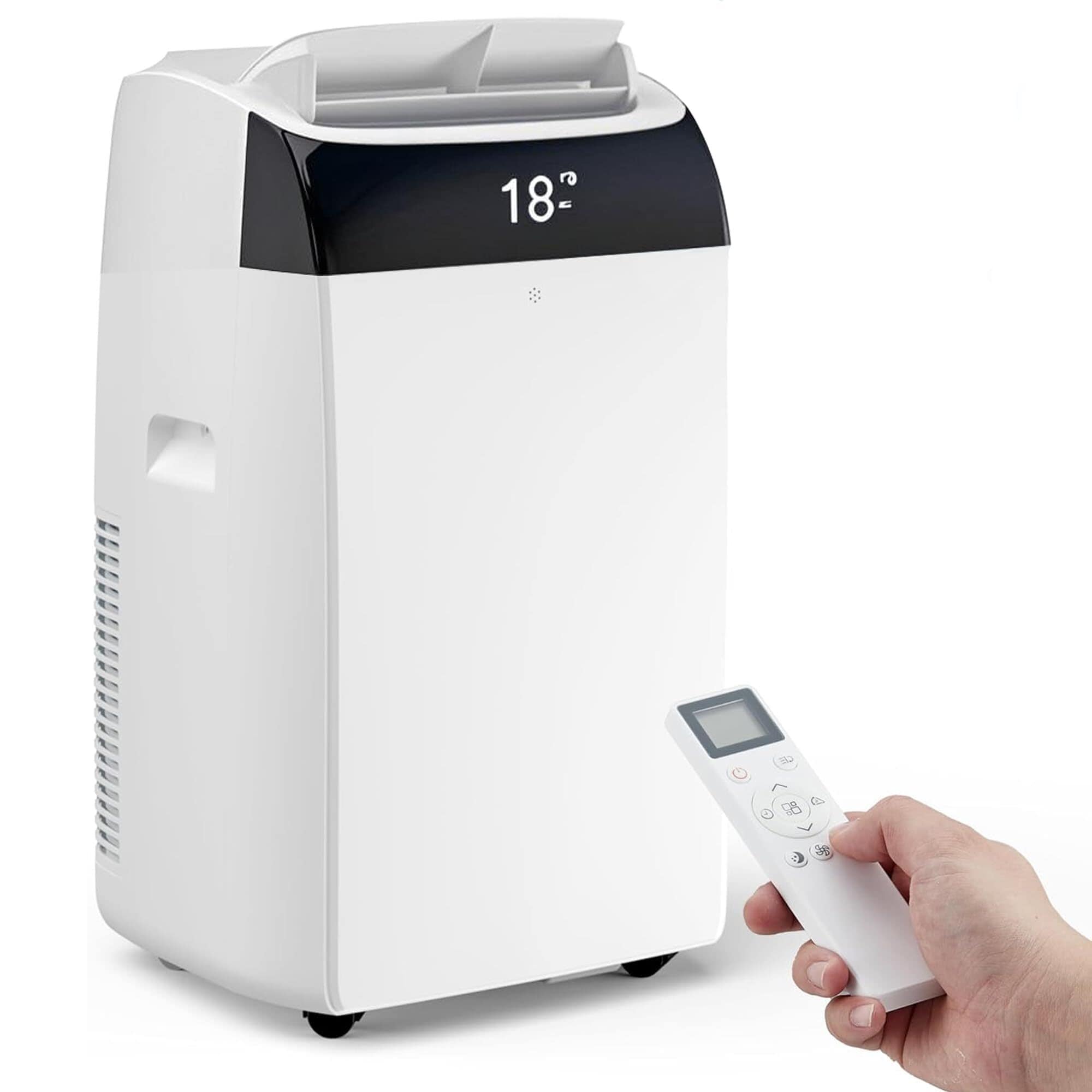 GarveeLife 12000BTU Portable Air Conditioners for Room up to 550 SqFt with Remote Control 24H Timer