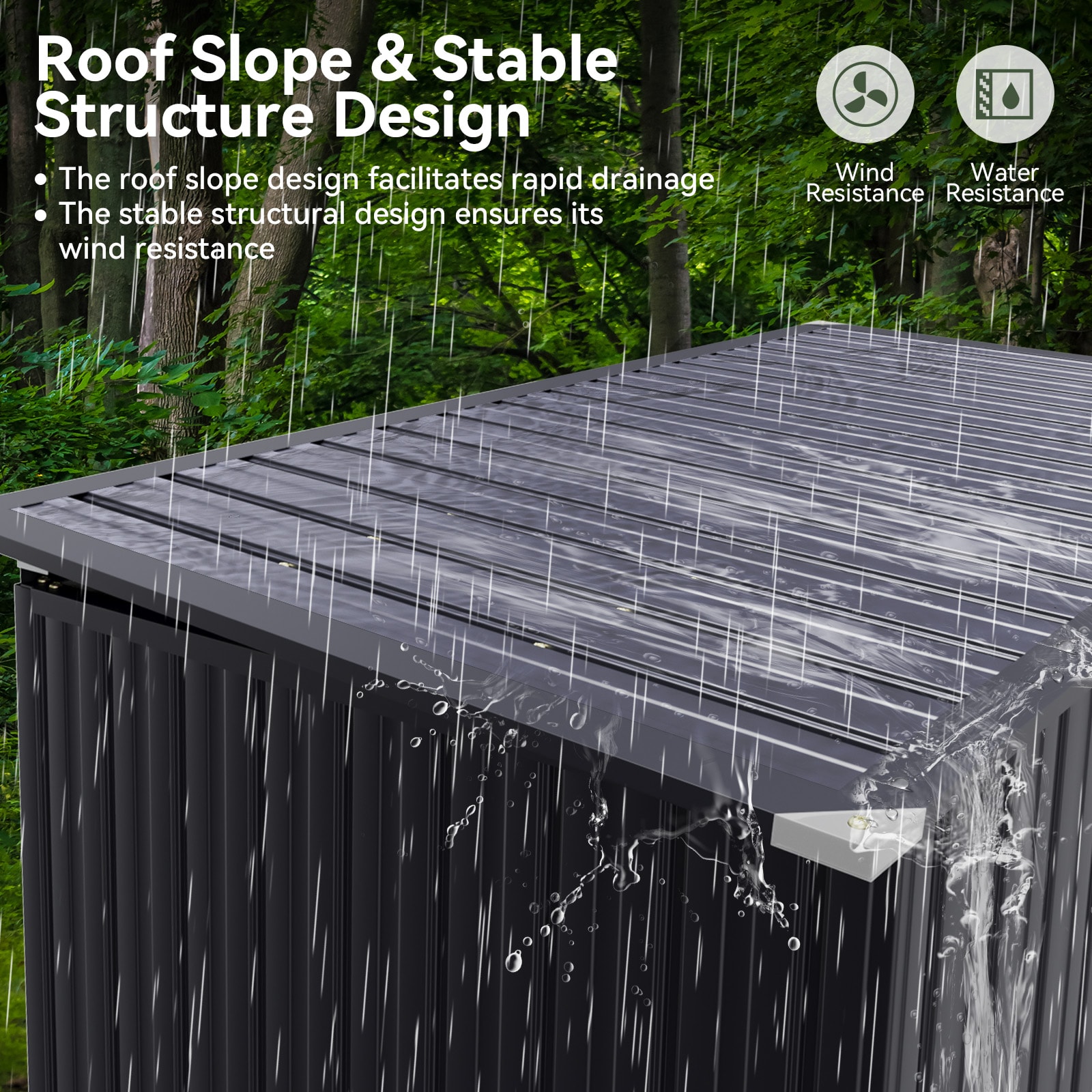 AOXUN AX-30111B Metal-Storage-Buildings-Sheds - View #5