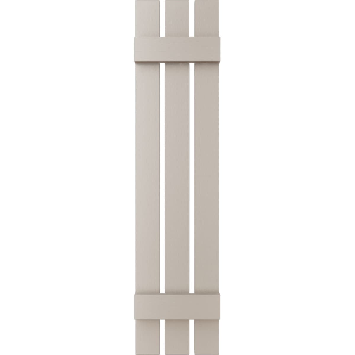 Ekena Millwork LS3C12X02600CL 12-in W x 26-in H Clay Board and batten Spaced Exterior Shutters ( 2 -Pack )