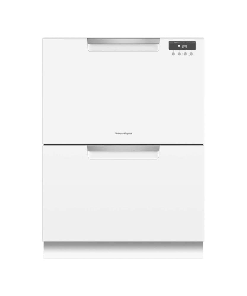 Fisher & Paykel 45-Decibel 24-in Double Drawer Dishwasher (White
