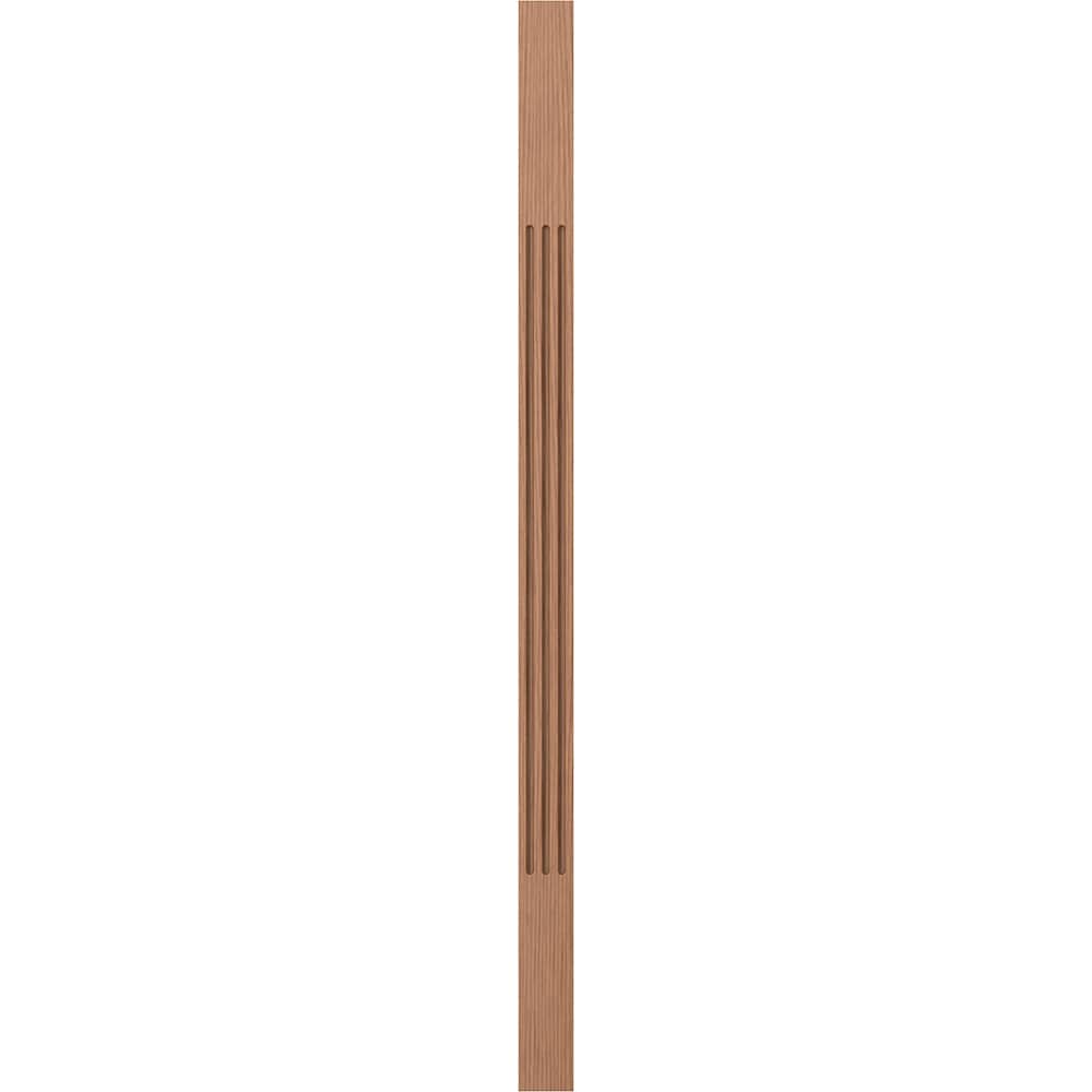 L.J. Smith Stair Systems LJF-5360-WO 34 34-in x 1.75-in Unfinished White Oak Square Top Stair Baluster