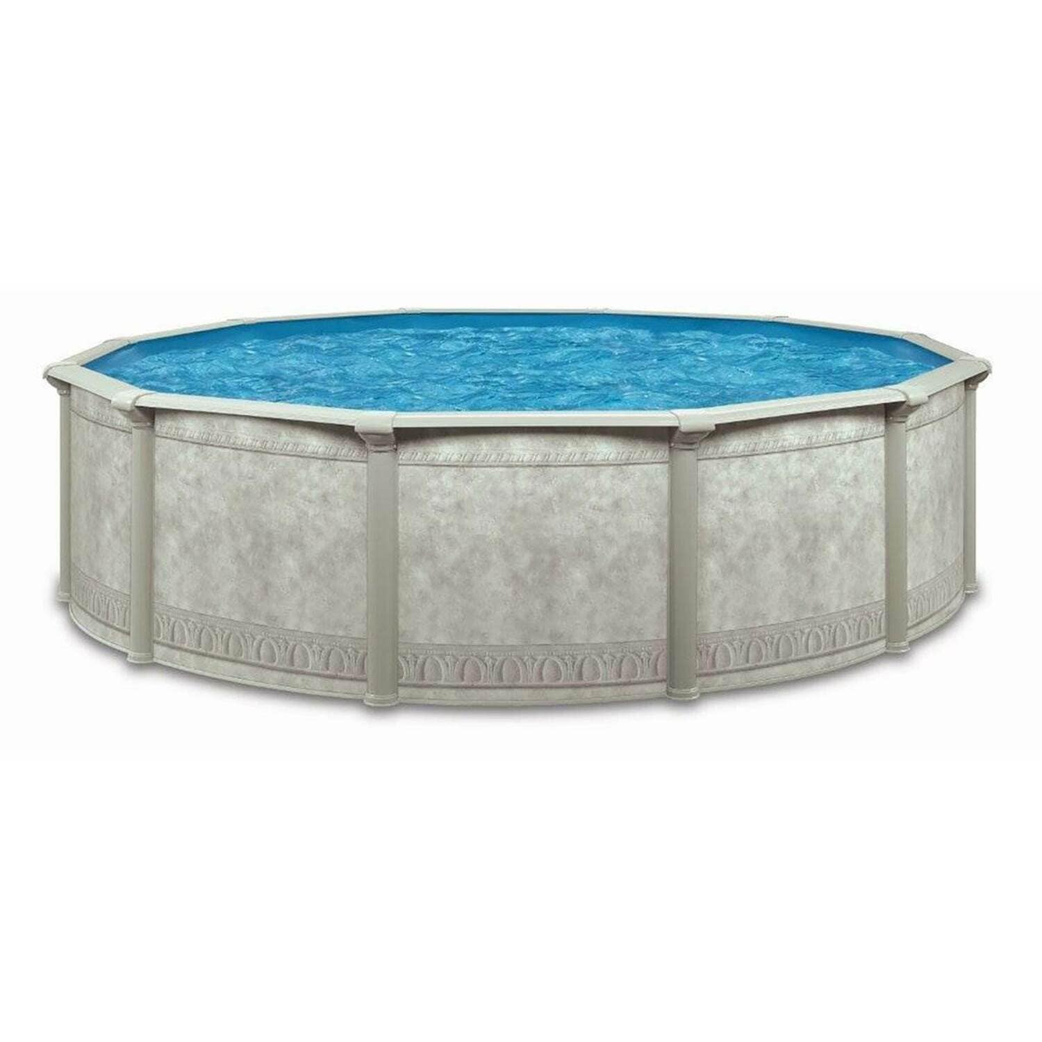 Aquarian 97432 15-ft x 15-ft x 52-in Metal frame Round Above-Ground Pool