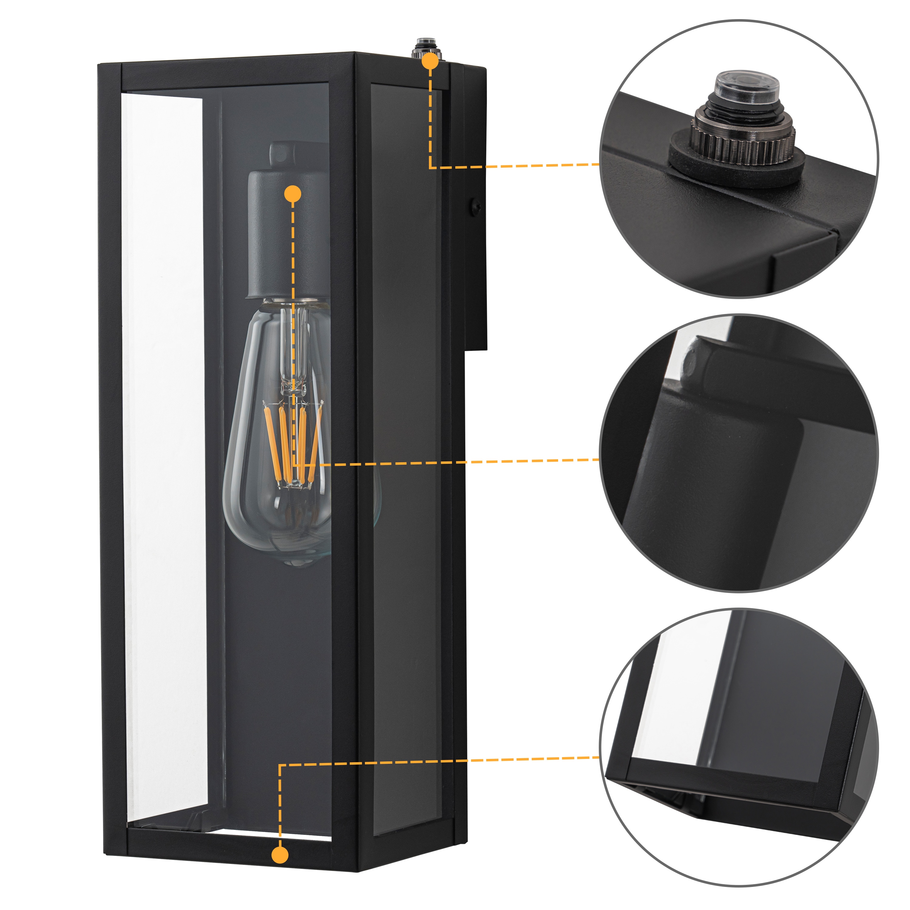 C Cattleya LCA2559-JES-2W Outdoor-Wall-Lighting - View #5