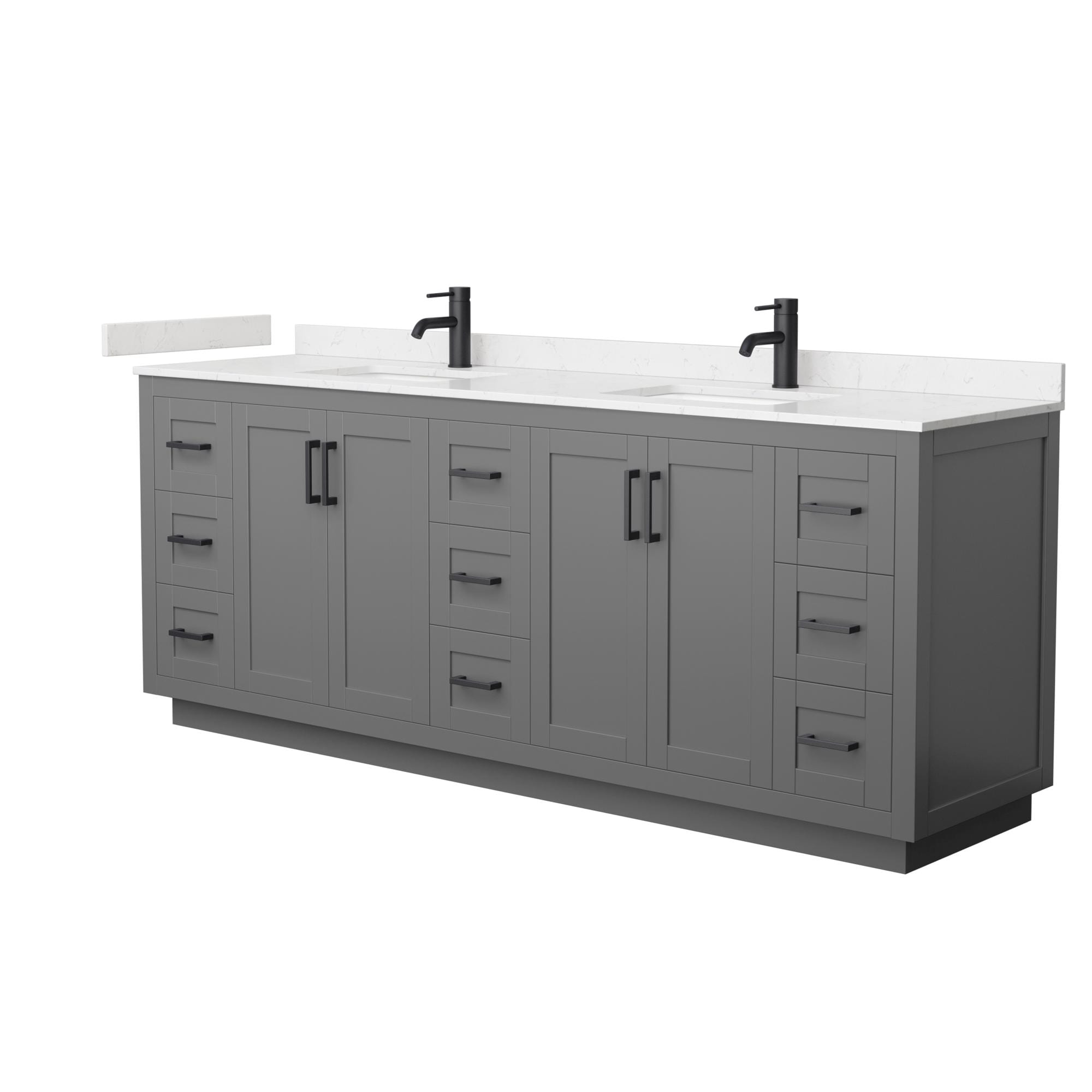 Wyndham Collection WCF292984DGBC2UNSMXX Bath-Vanity-Combo - View #2