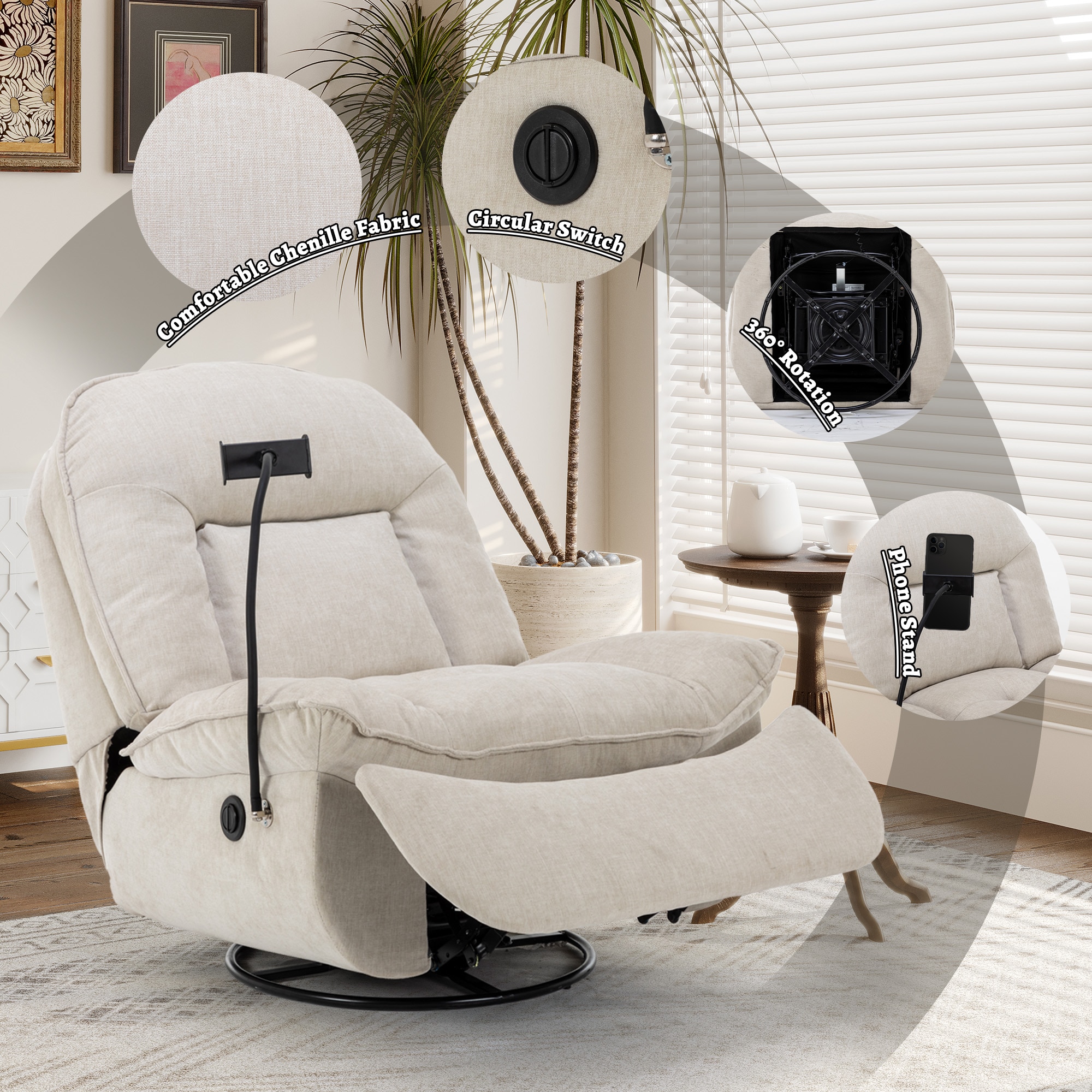 GZMR GZ-QN8050-BE recliners - View #4
