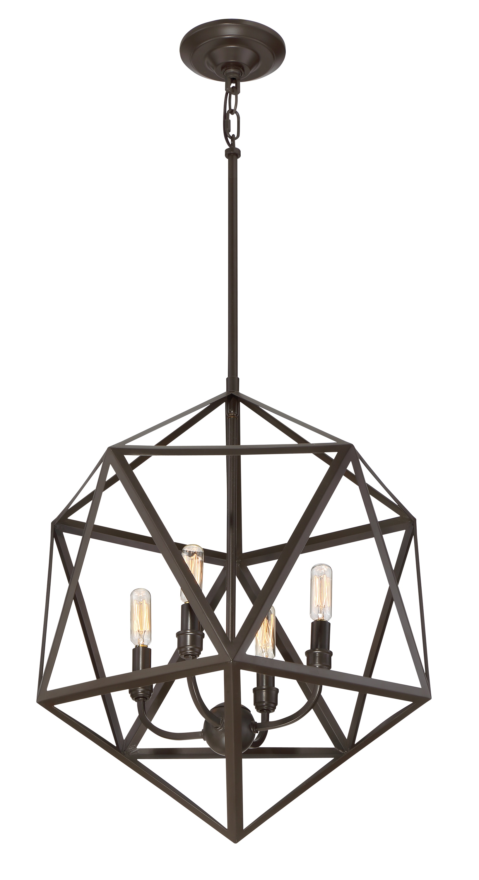 quoizel liberty park 4 light pendant