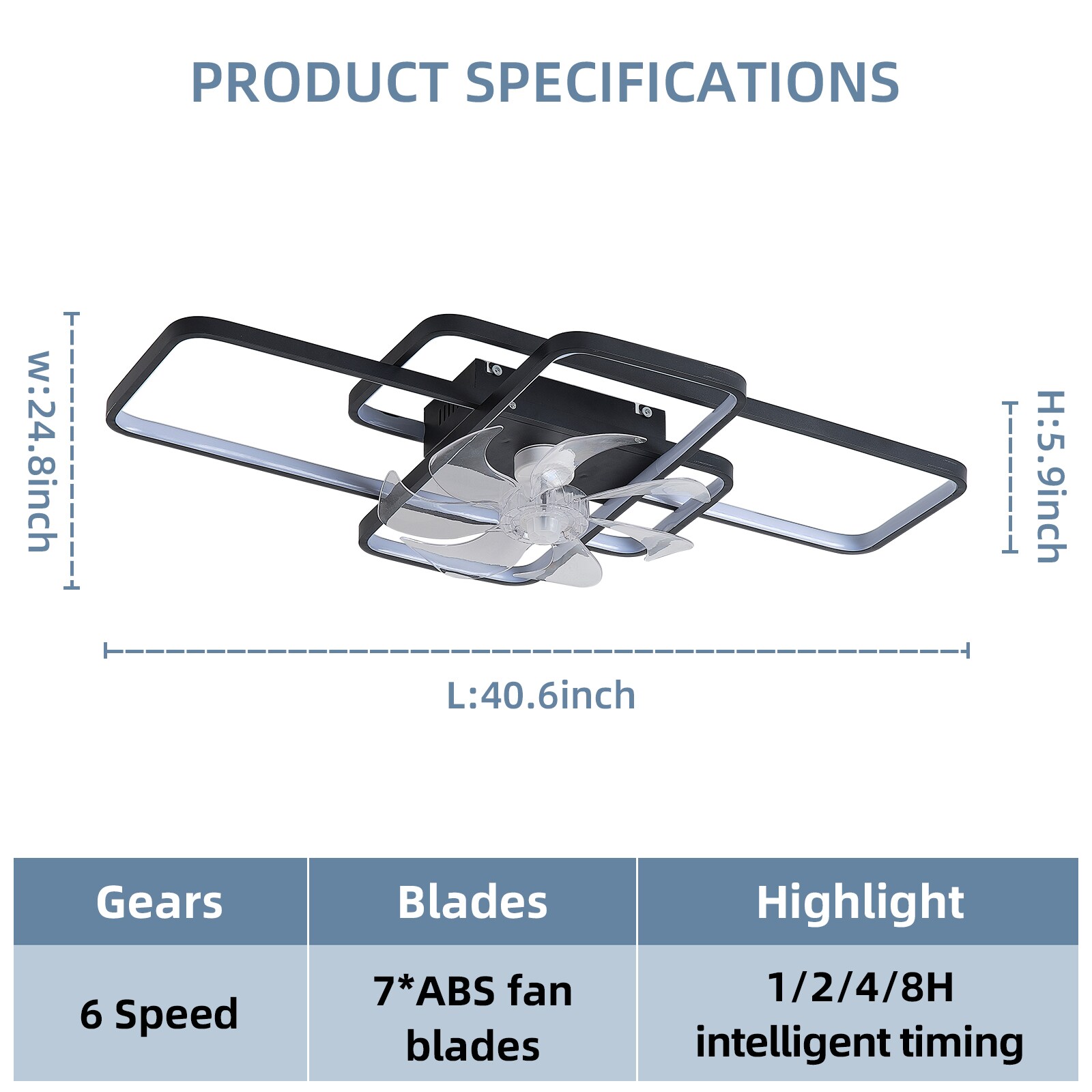 LUXEYARD DS-J-W1962P235133 Ceiling-Fans - View #3