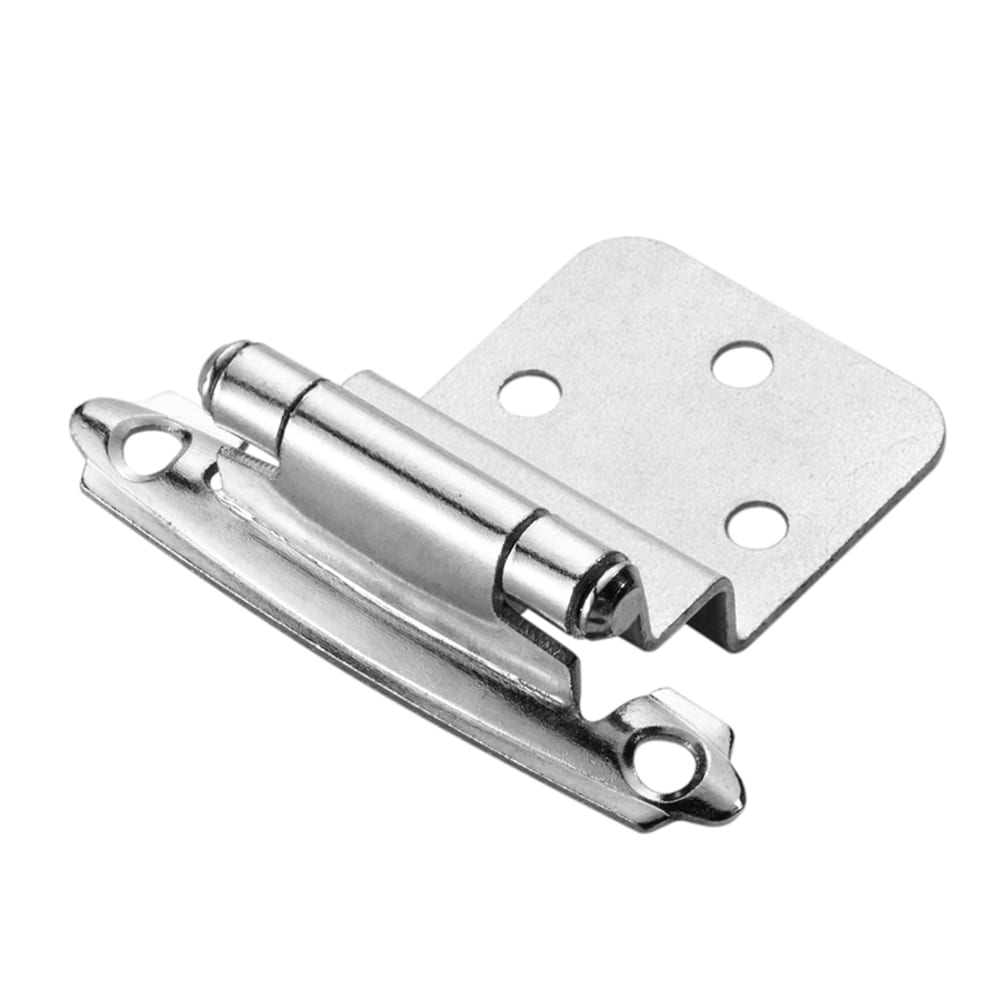 RELIABILT 2-Pack 200-Degree Opening Chrome Plated Self-closing Inset Cabinet  Hinge in the Cabinet Hinges department at