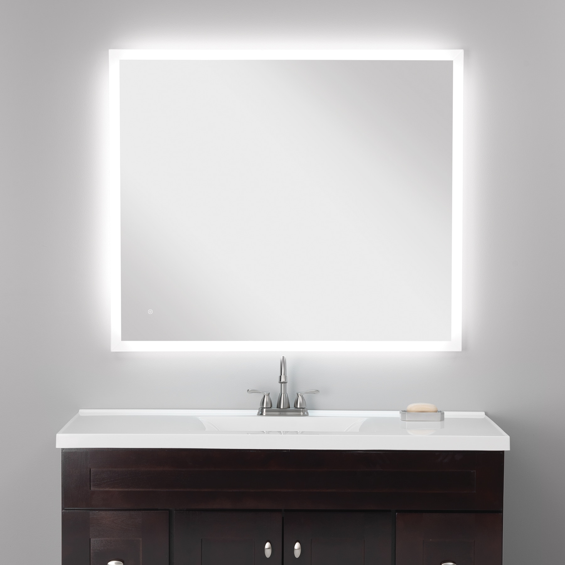 Lowes lighted deals mirror