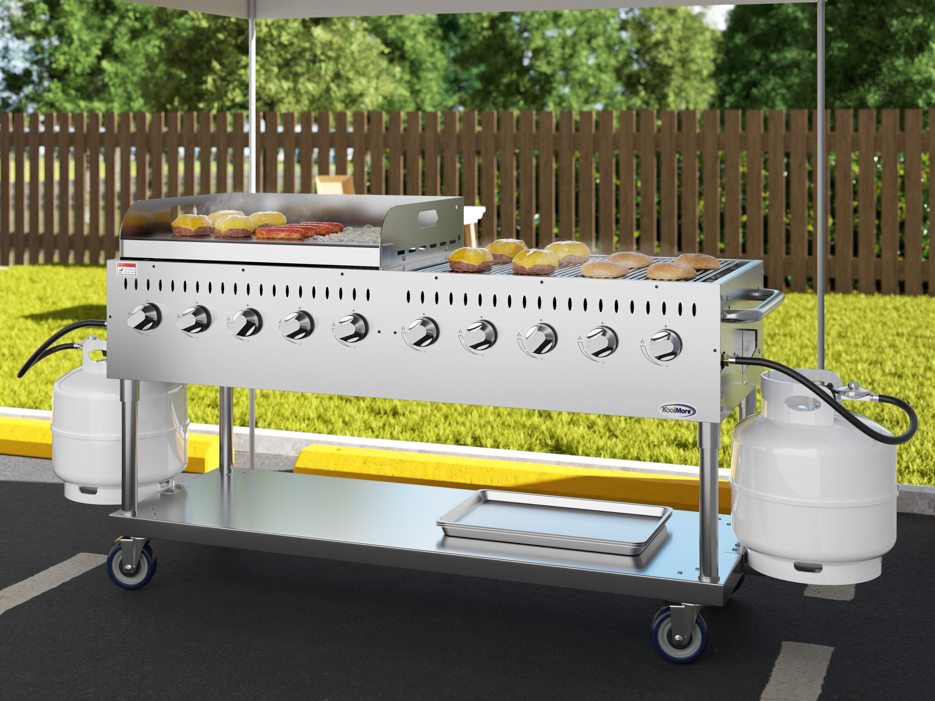 KoolMore LOW-CGKIT7-G36 Gas-Grill - View #4
