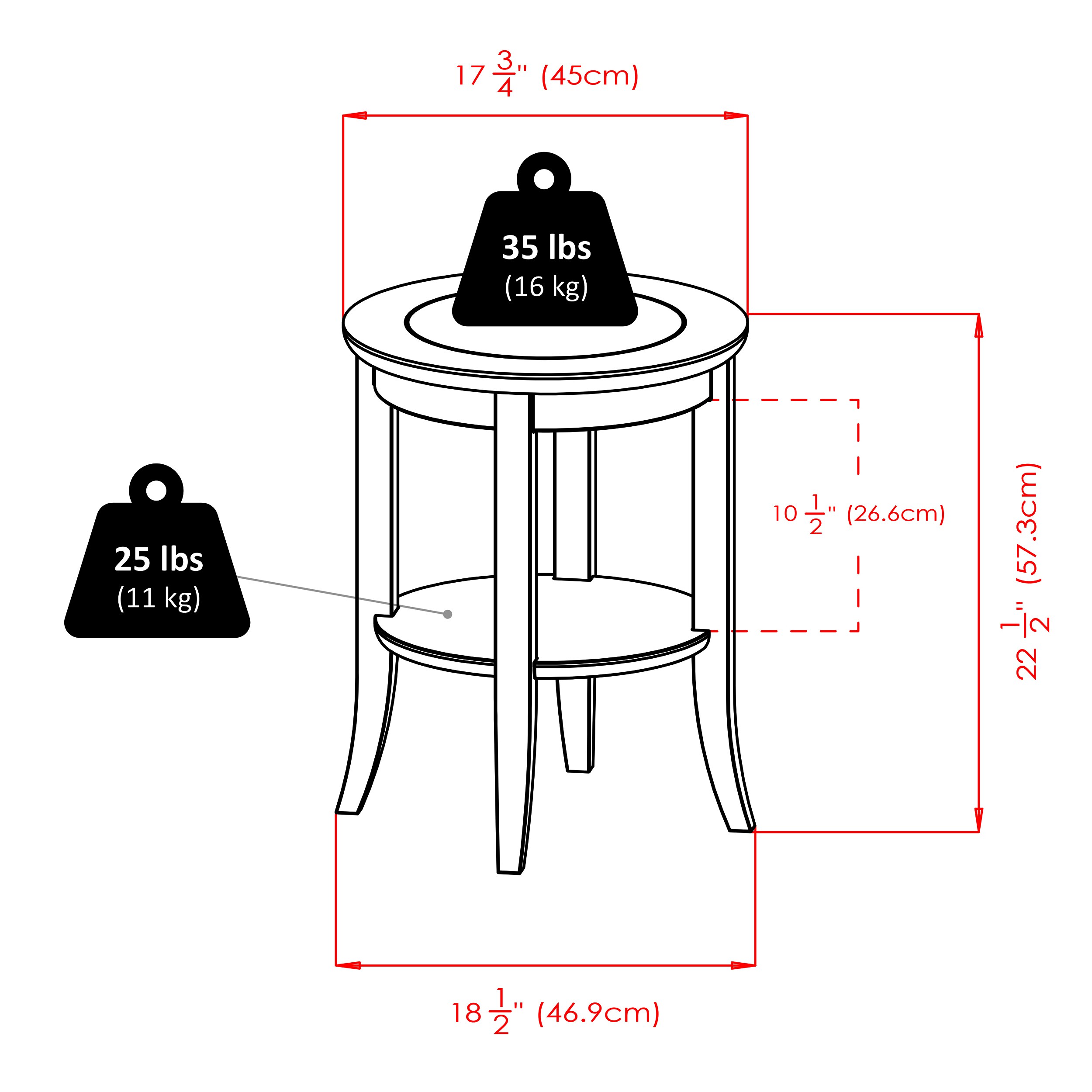 Winsome Wood 92218 End-Tables - View #8