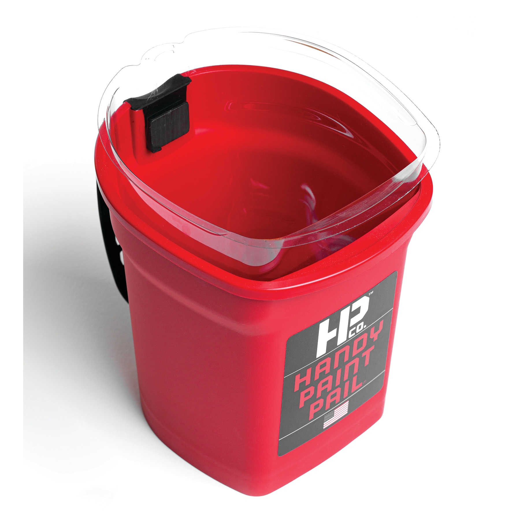 HANDy Paint Cup 1 Pint Painter Bucket with Hook Handle and Magnetic Brush  Holder