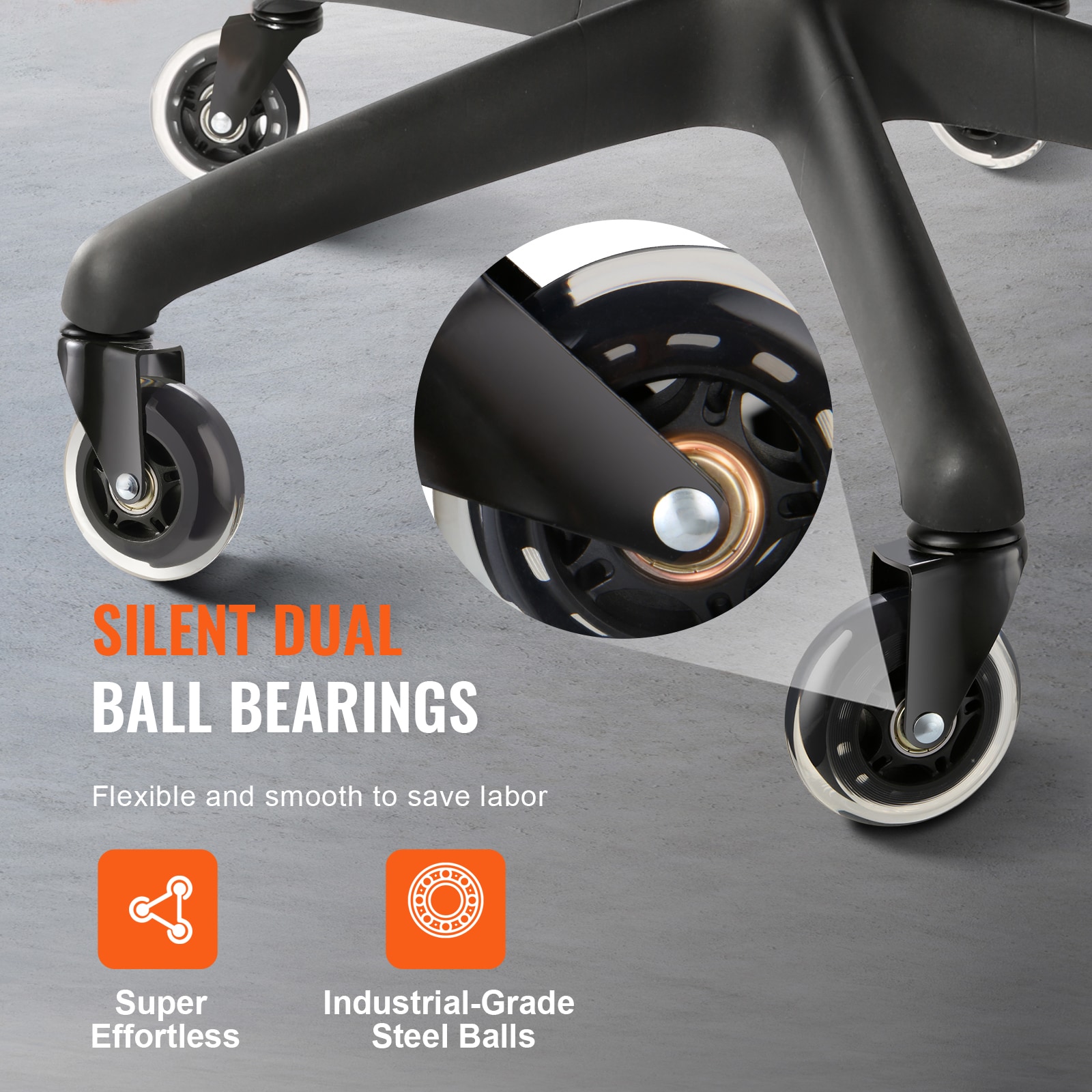 VEVOR SCBGLGJAZ3IN04810V0 casters - View #2