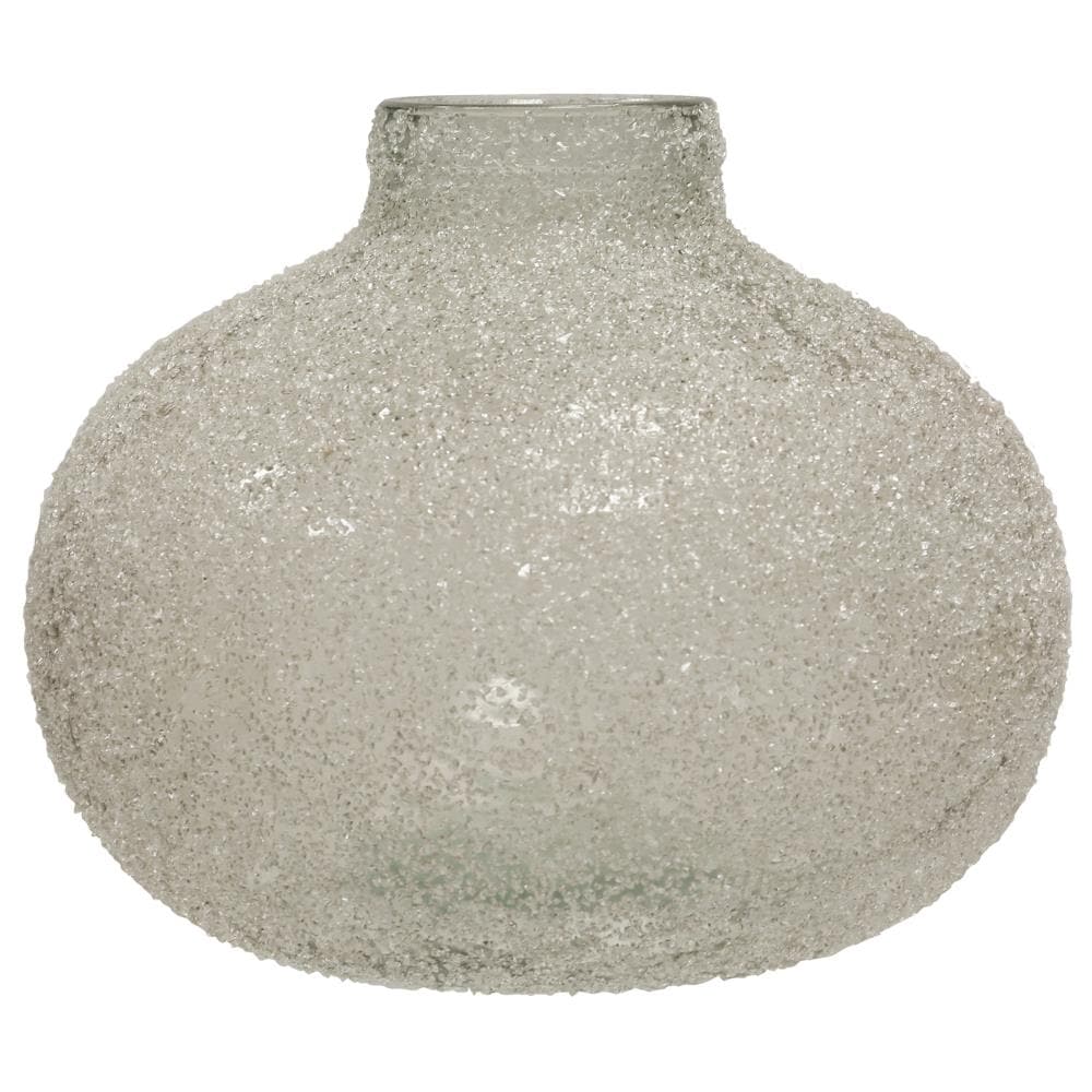 StyleCraft Home Collection AS10180DS Clear Glass Modern Vase
